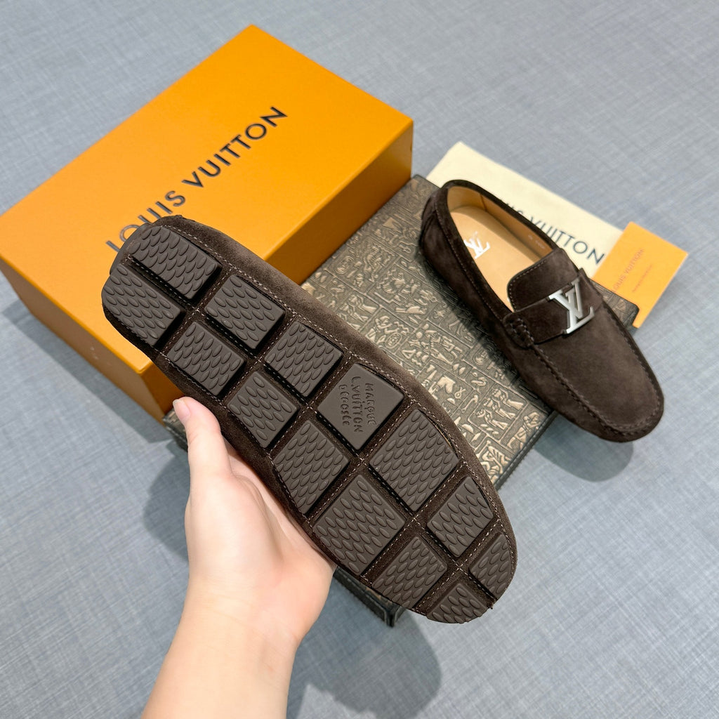 Louis Vuitton Men's Suede Driving Shoes