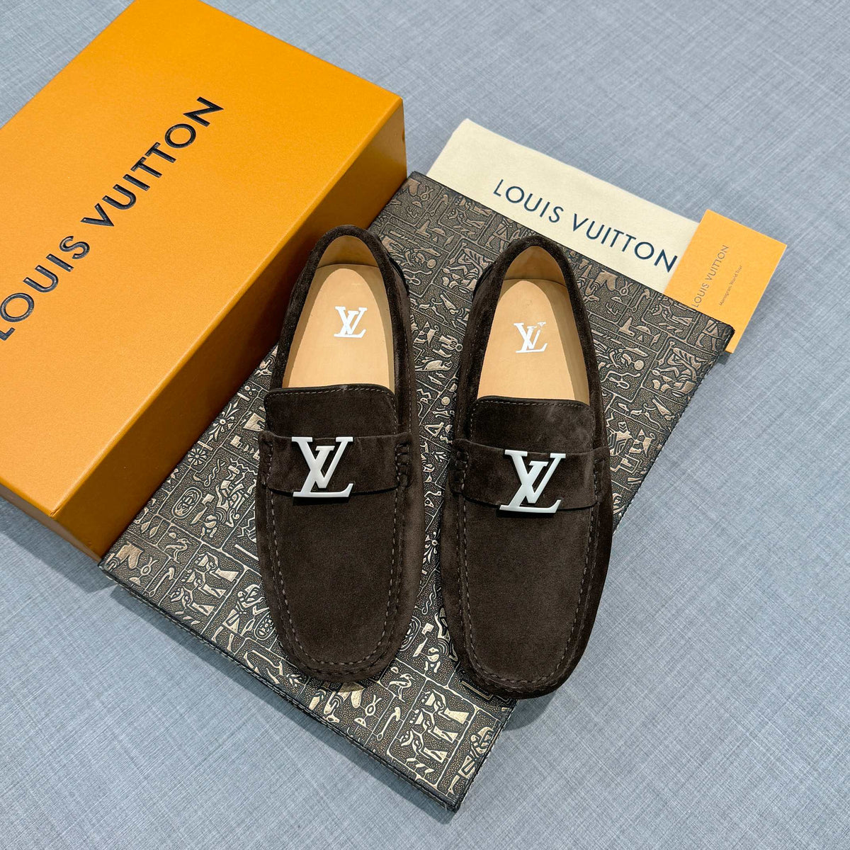 Louis Vuitton Men's Suede Driving Shoes