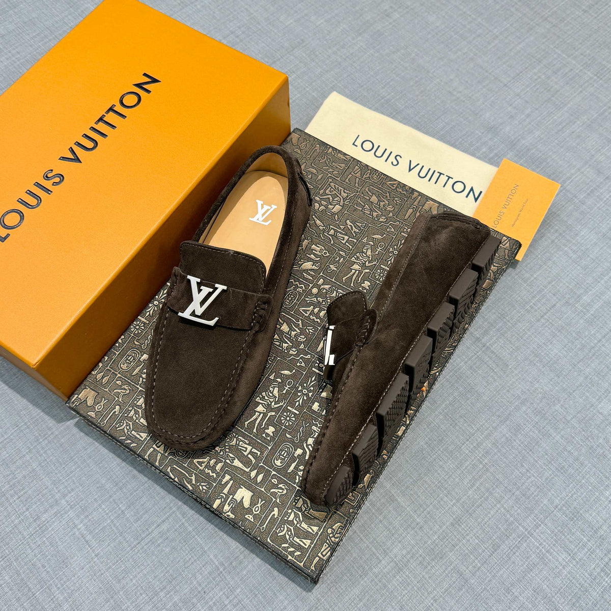 Louis Vuitton Men's Suede Driving Shoes