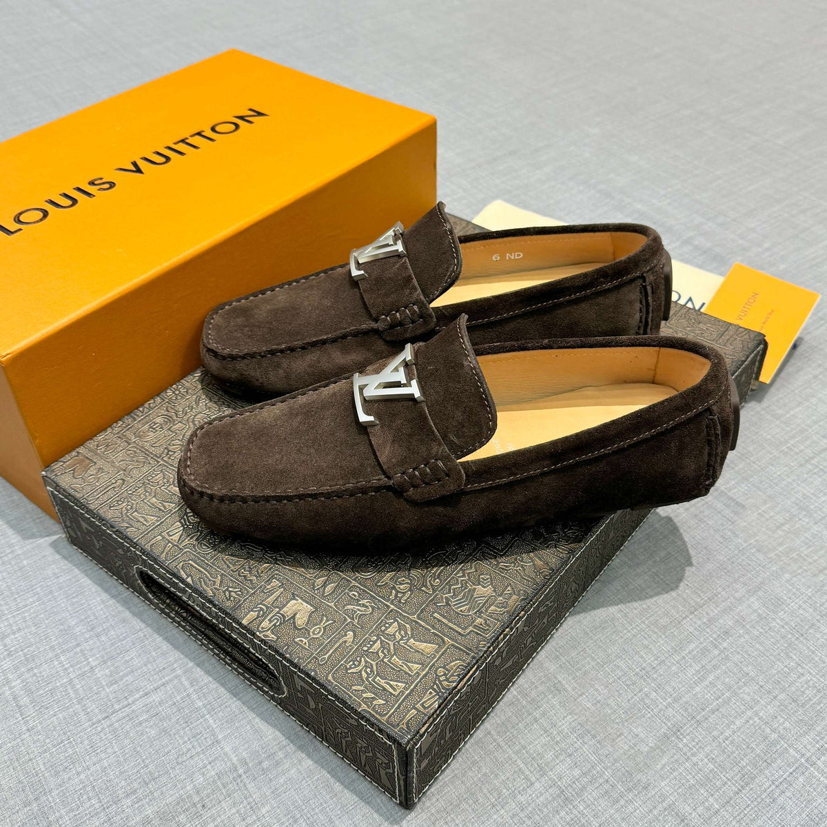 Louis Vuitton Men's Suede Driving Shoes