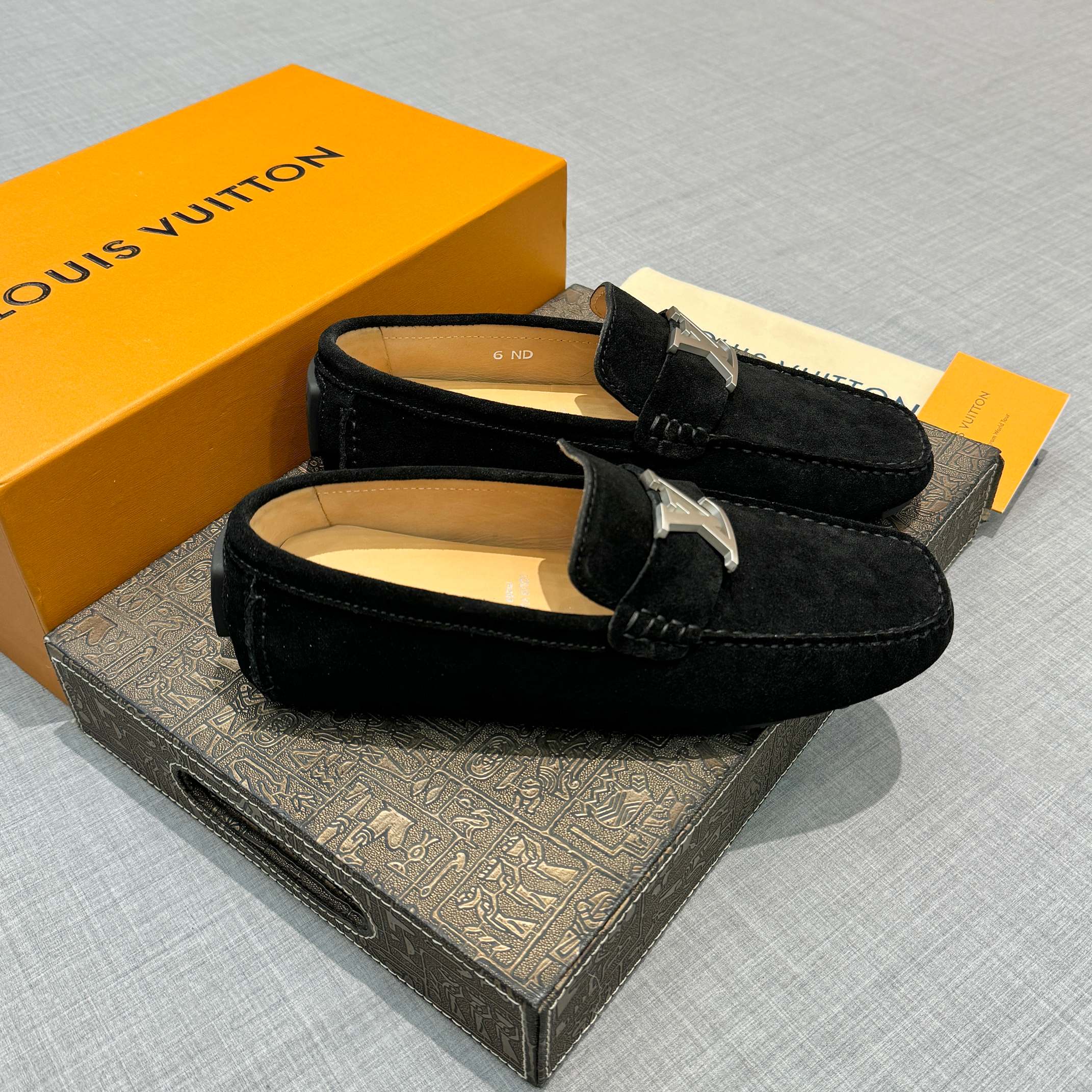 Louis Vuitton Men's Suede Driving Shoes