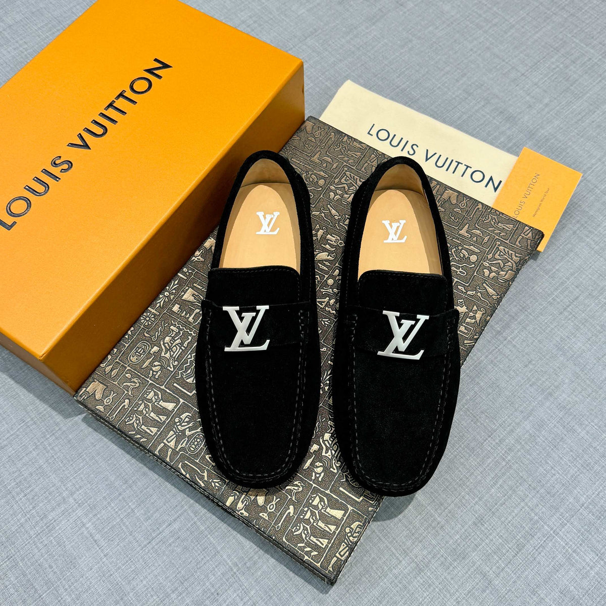Louis Vuitton Men's Suede Driving Shoes