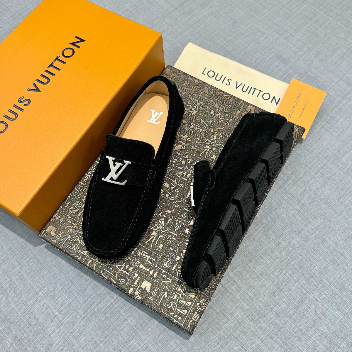 Louis Vuitton Men's Suede Driving Shoes