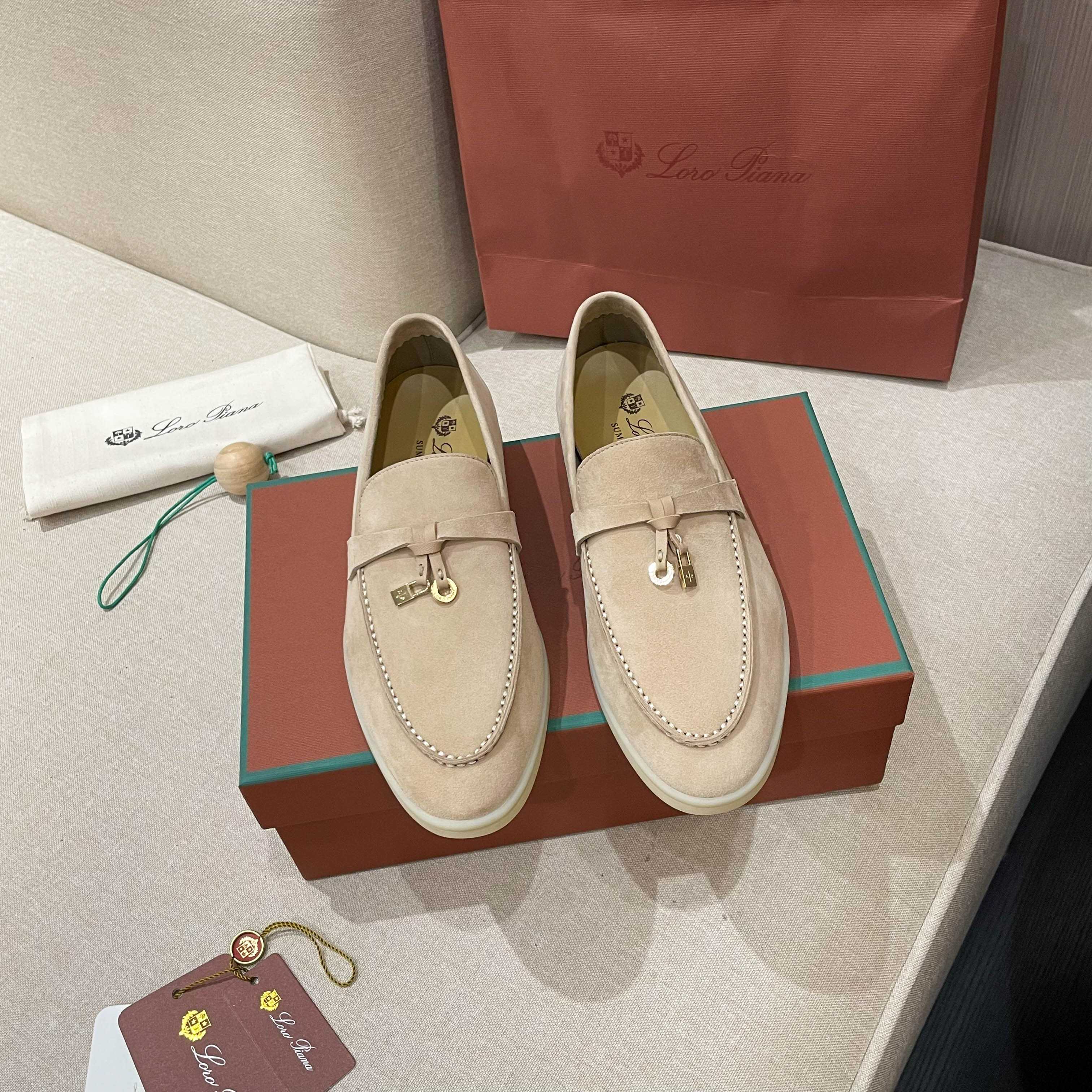 Loro Piana Summer Charms Walk Moccasin Loafers