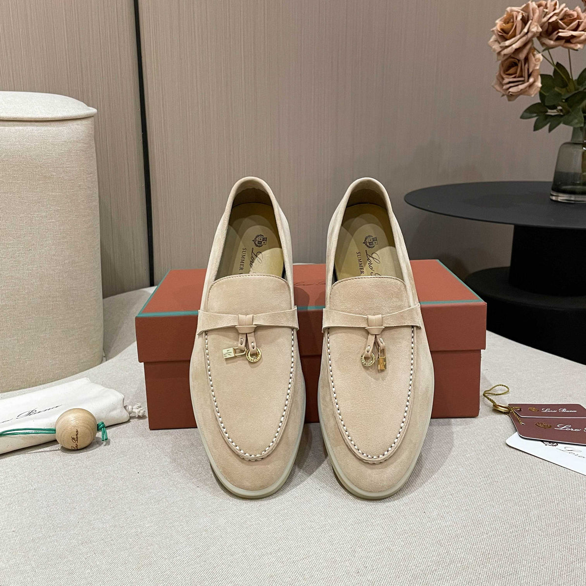 Loro Piana Summer Charms Walk Moccasin Loafers
