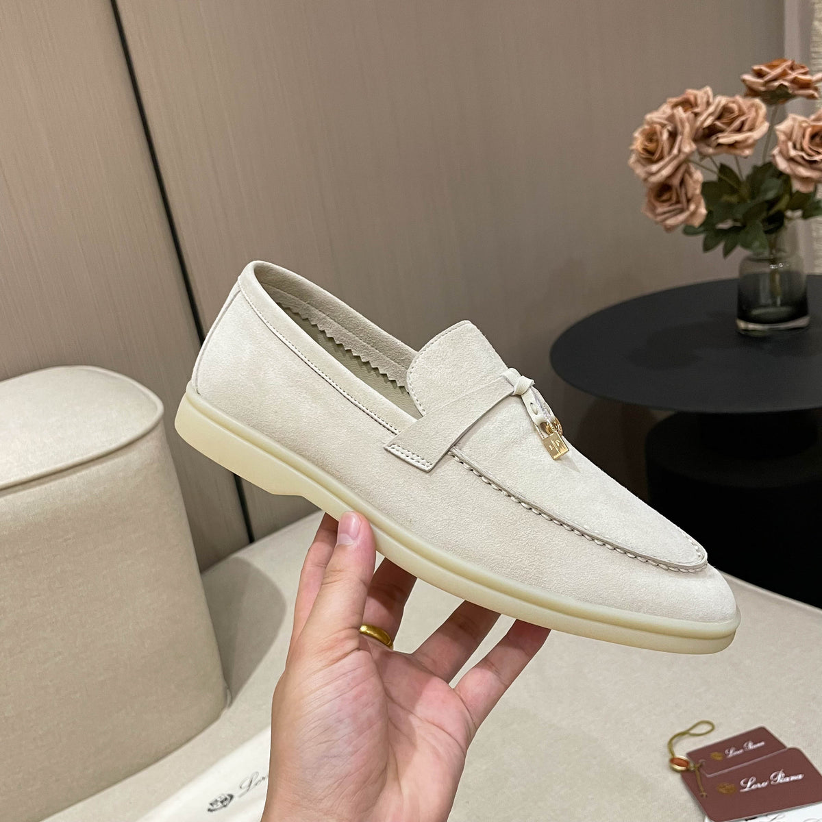 Loro Piana Summer Charms Walk Moccasin Loafers