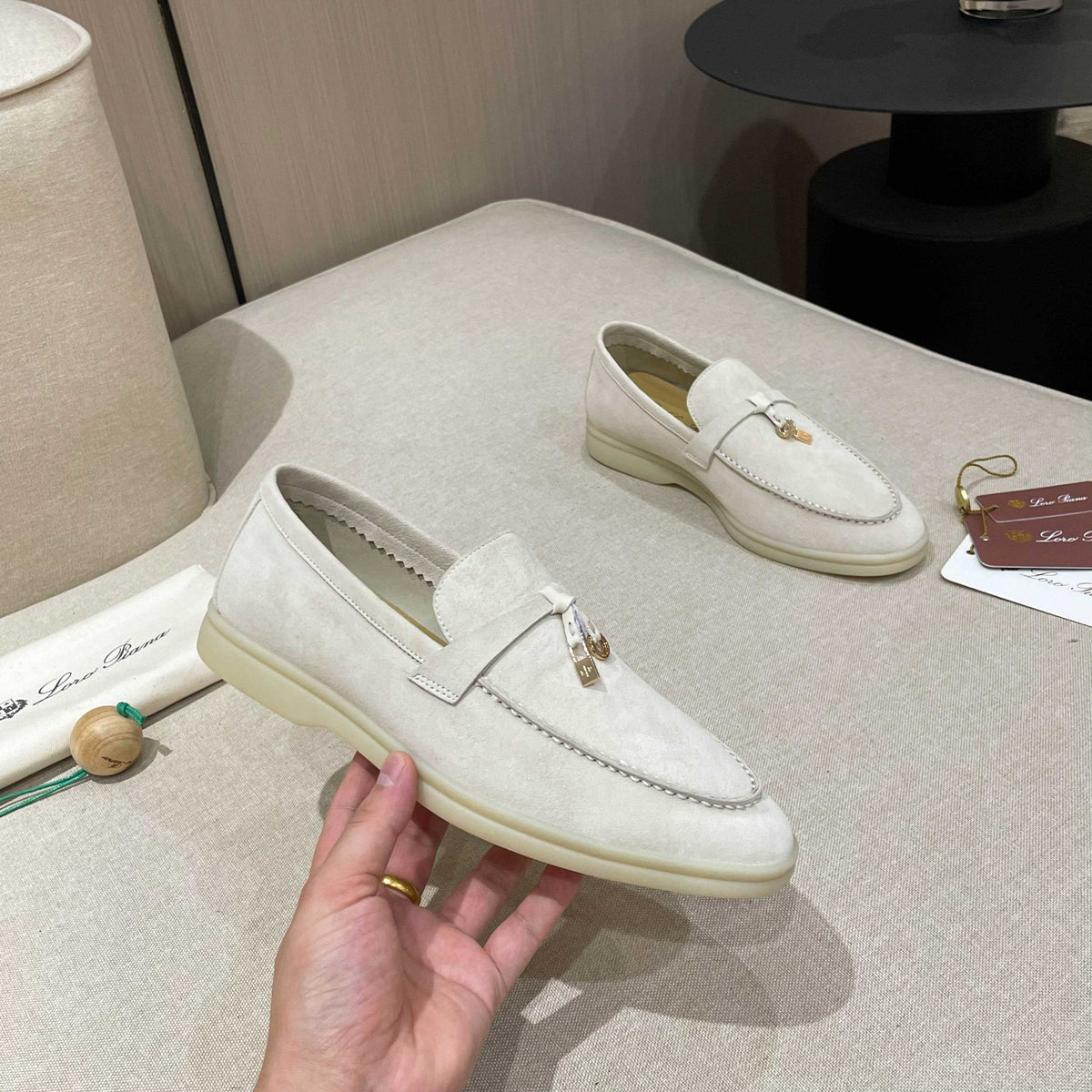 Loro Piana Summer Charms Walk Moccasin Loafers