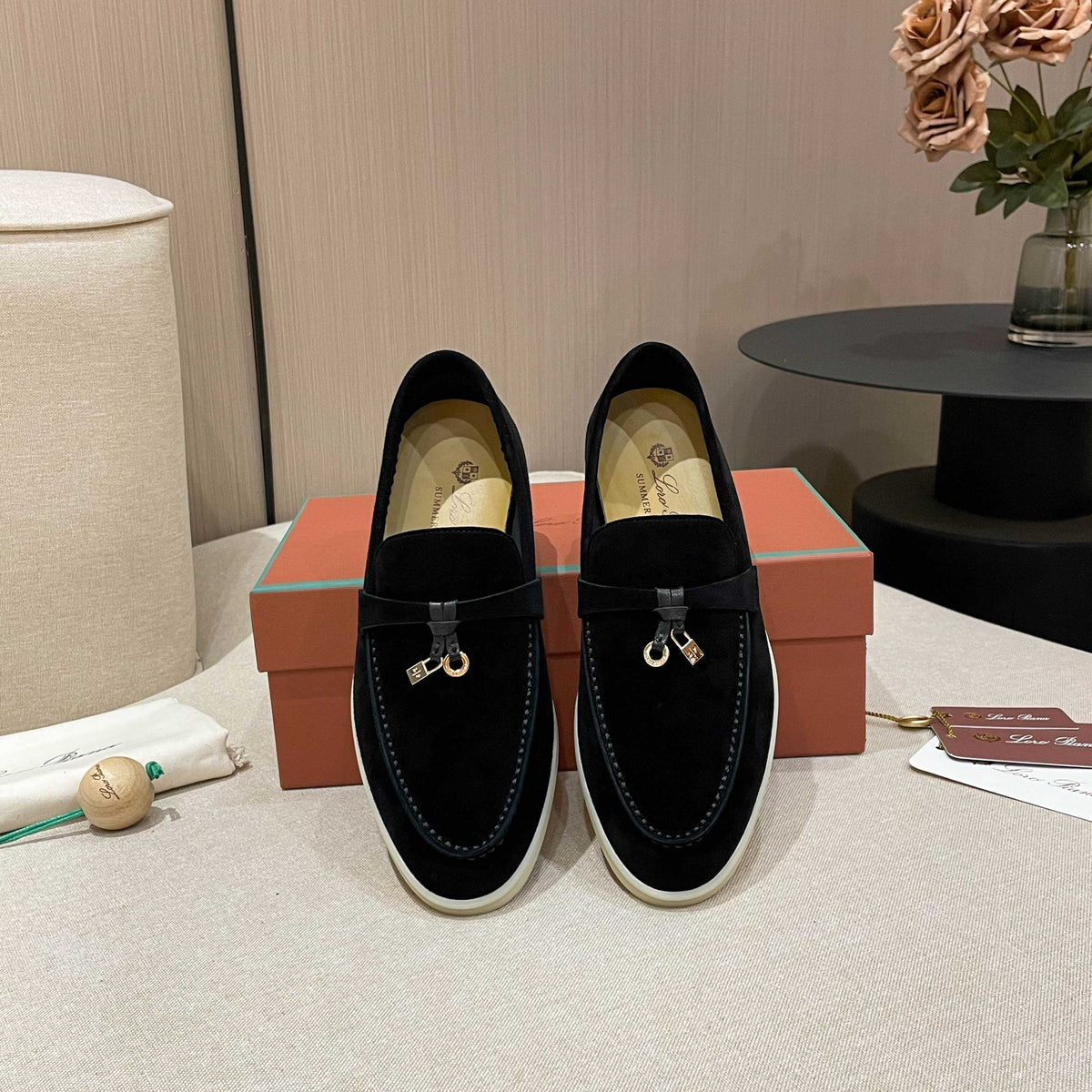 Loro Piana Summer Charms Walk Moccasin Loafers