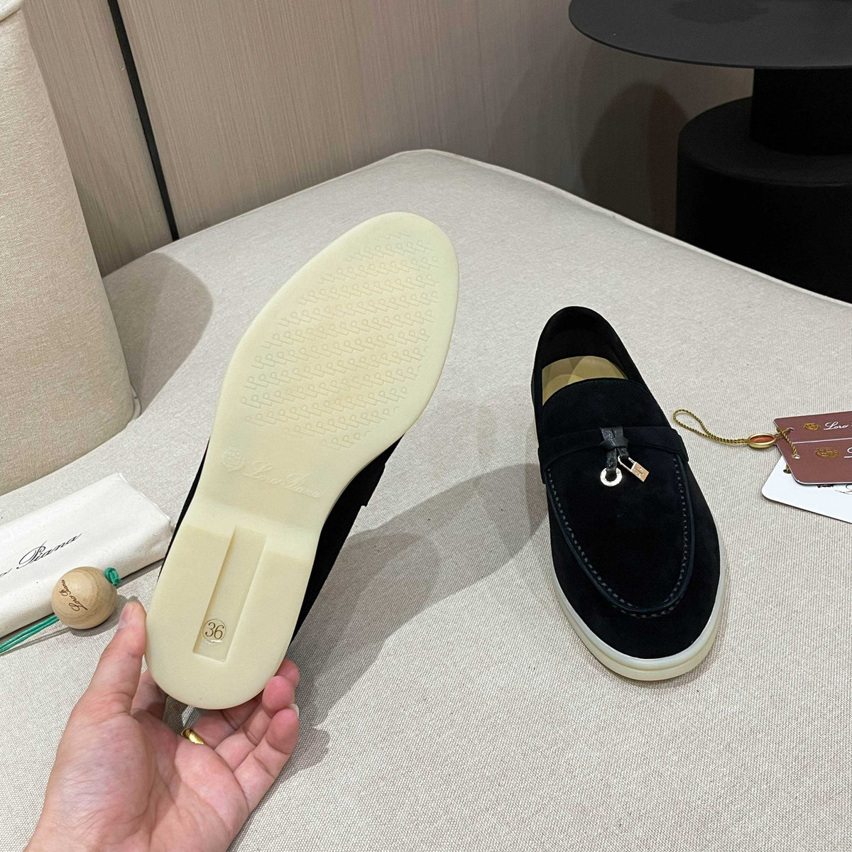 Loro Piana Summer Charms Walk Moccasin Loafers
