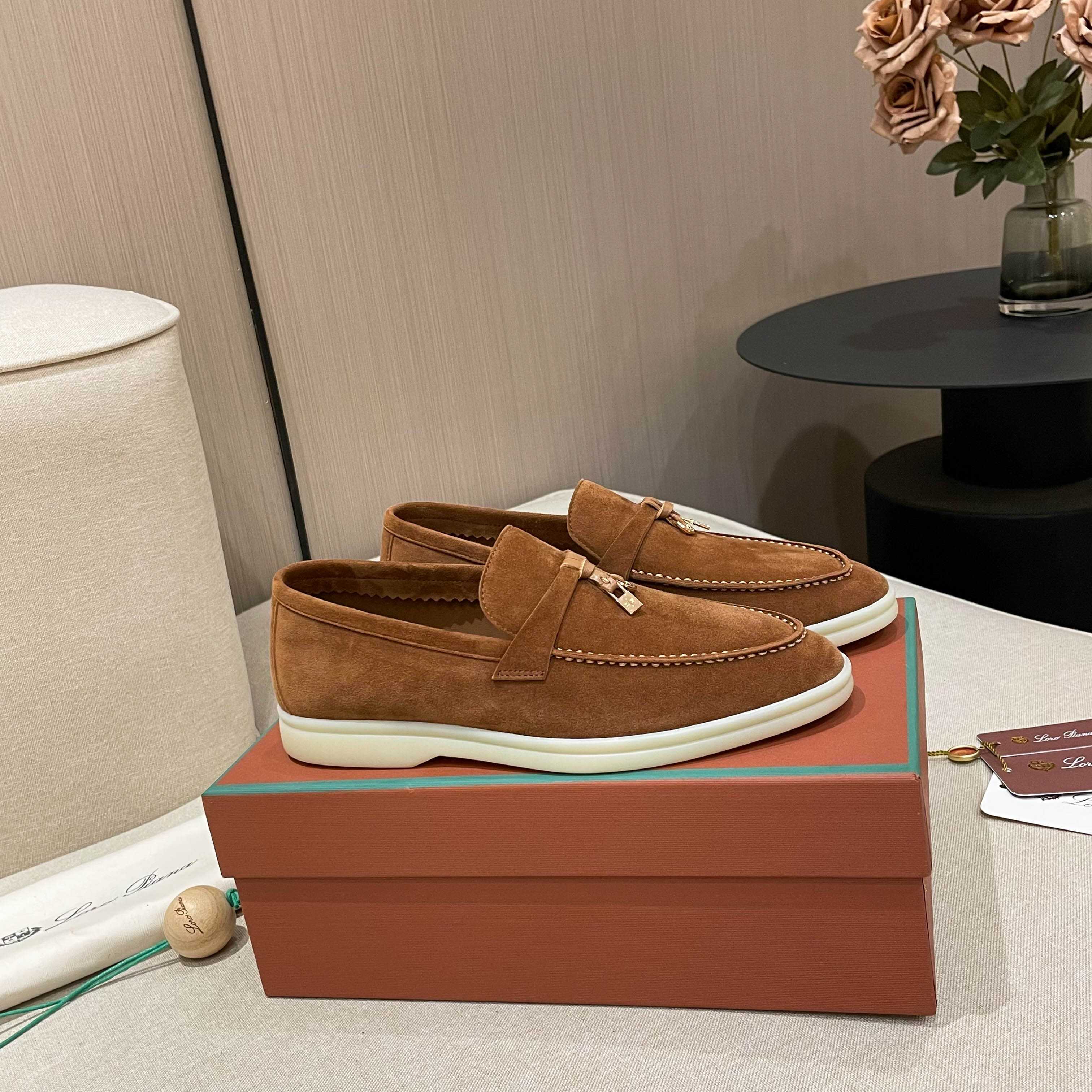 Loro Piana Summer Charms Walk Moccasin Loafers