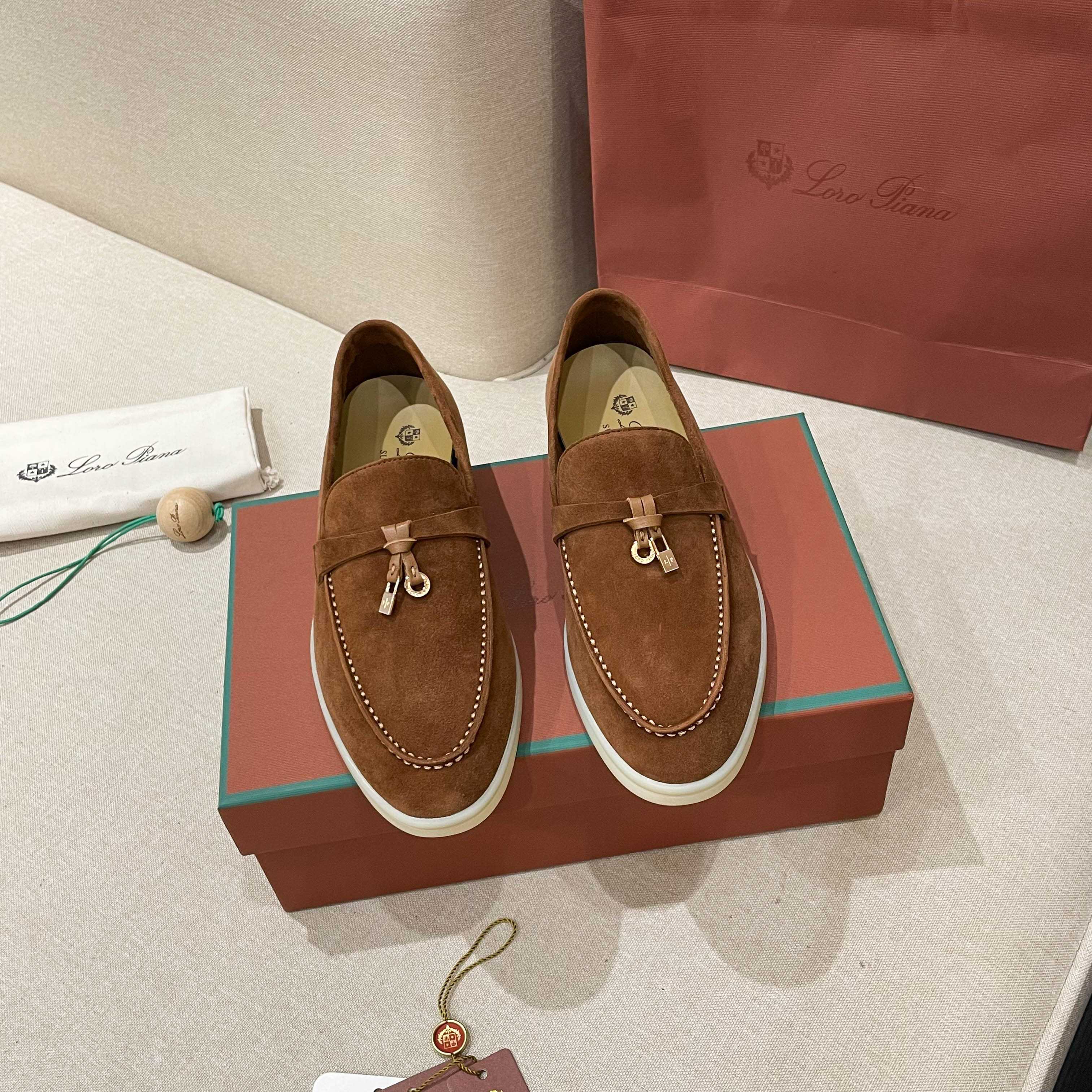 Loro Piana Summer Charms Walk Moccasin Loafers