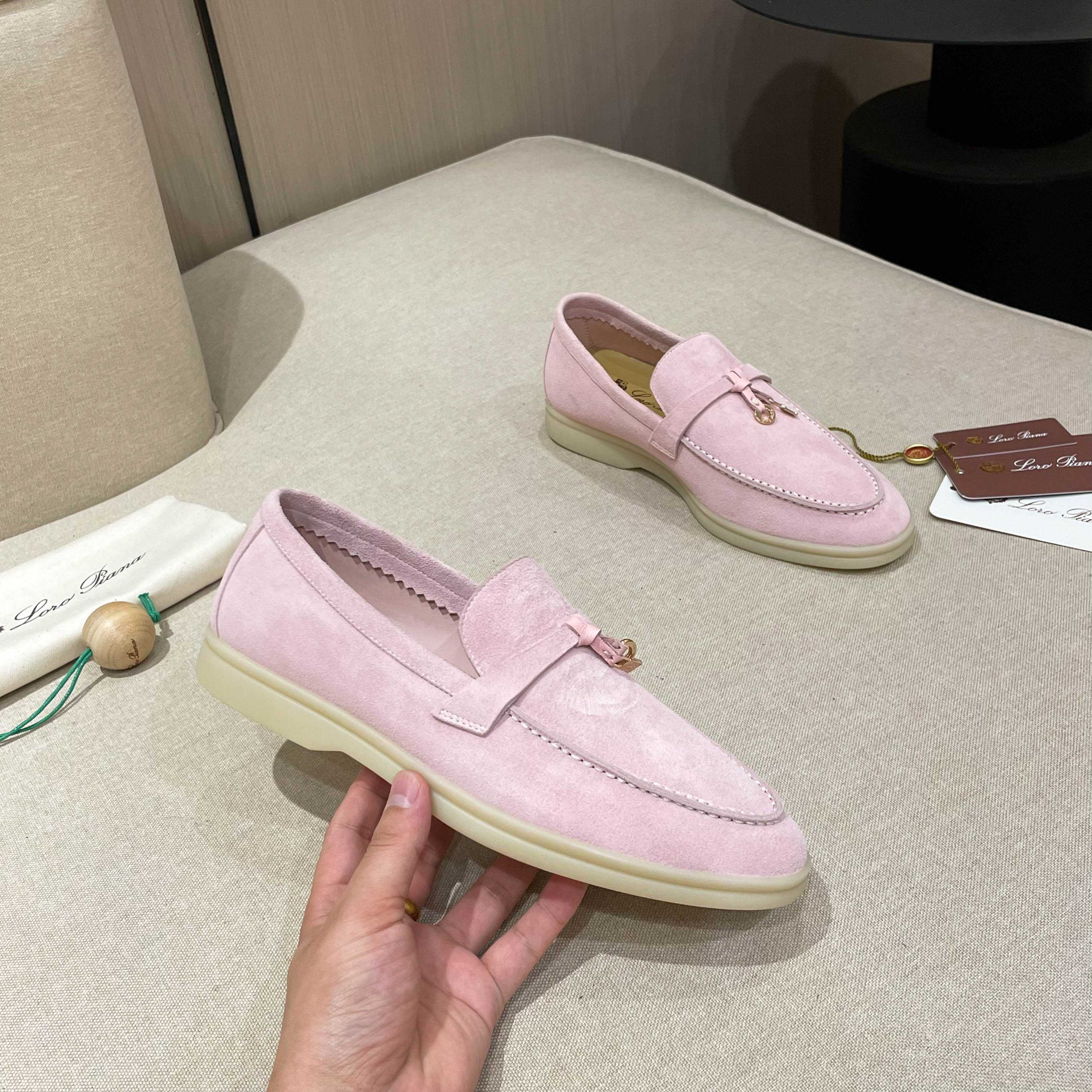 Loro Piana Summer Charms Walk Moccasin Loafers
