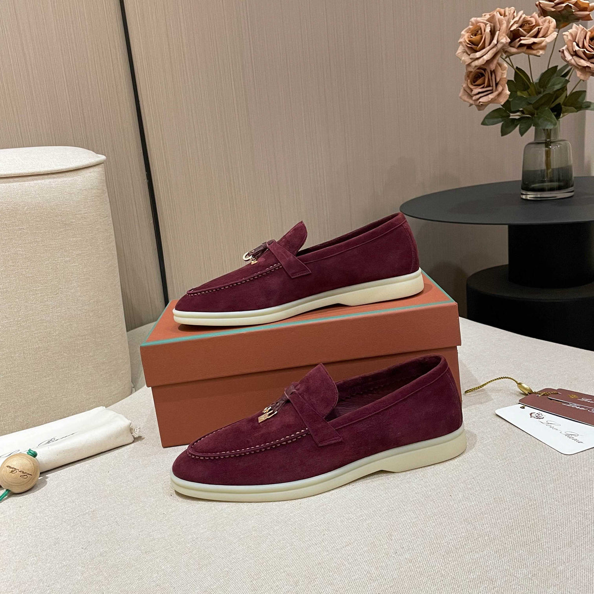 Loro Piana Summer Charms Walk Moccasin Loafers