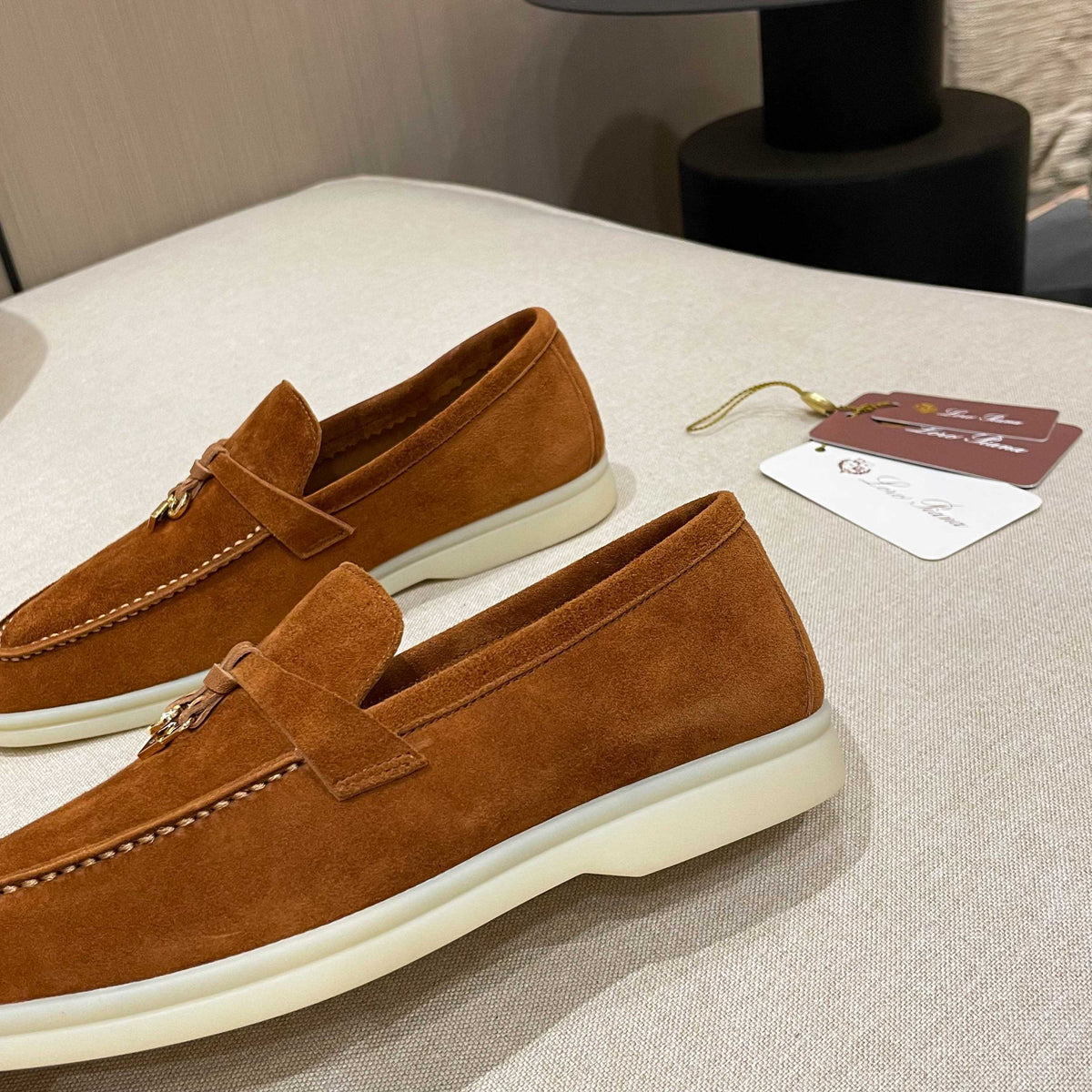 Loro Piana Summer Charms Walk Moccasin Loafers
