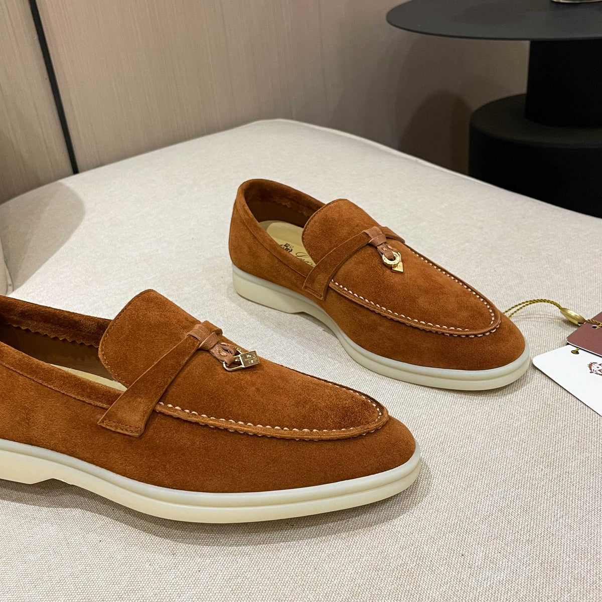 Loro Piana Summer Charms Walk Moccasin Loafers