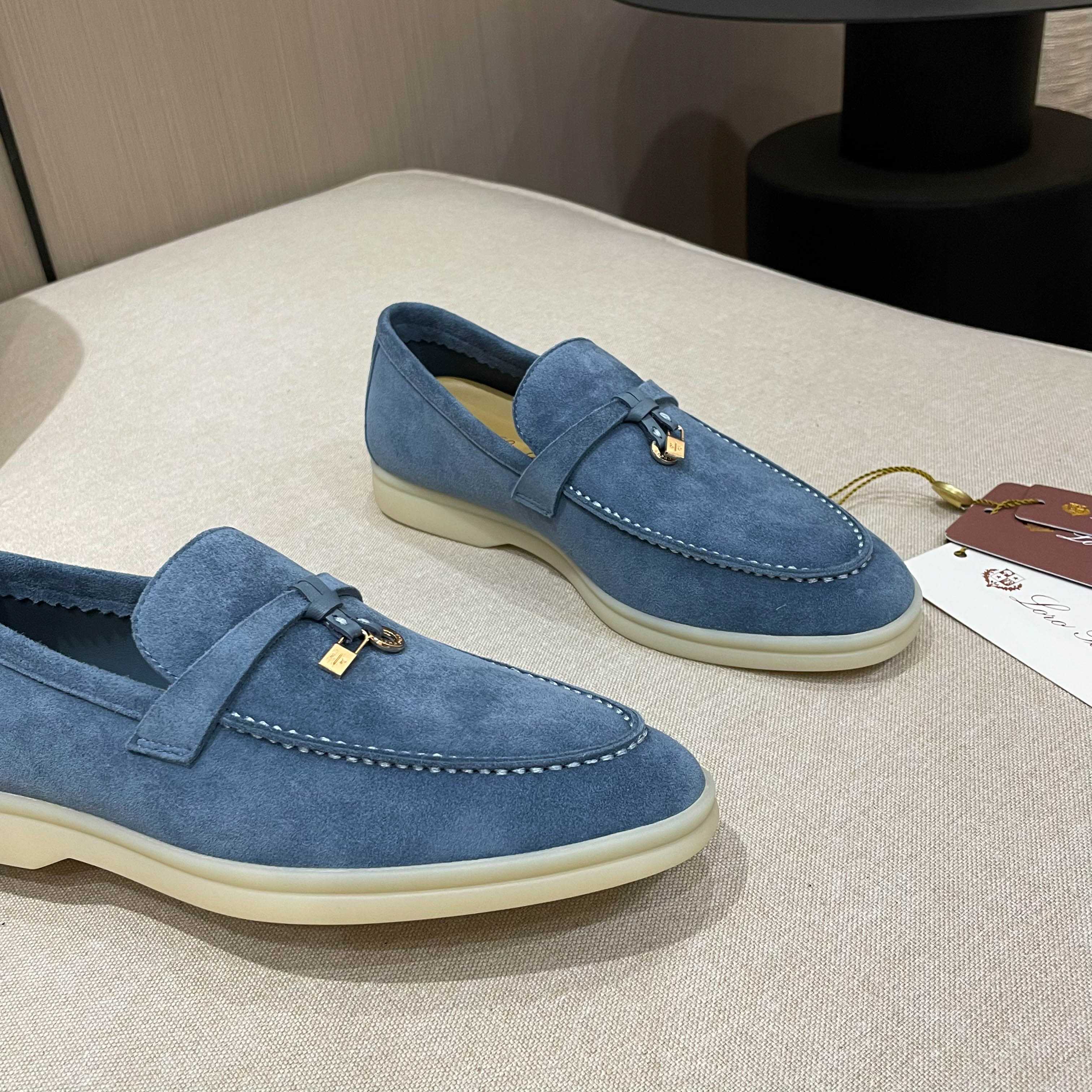 Loro Piana Summer Charms Walk Moccasin Loafers