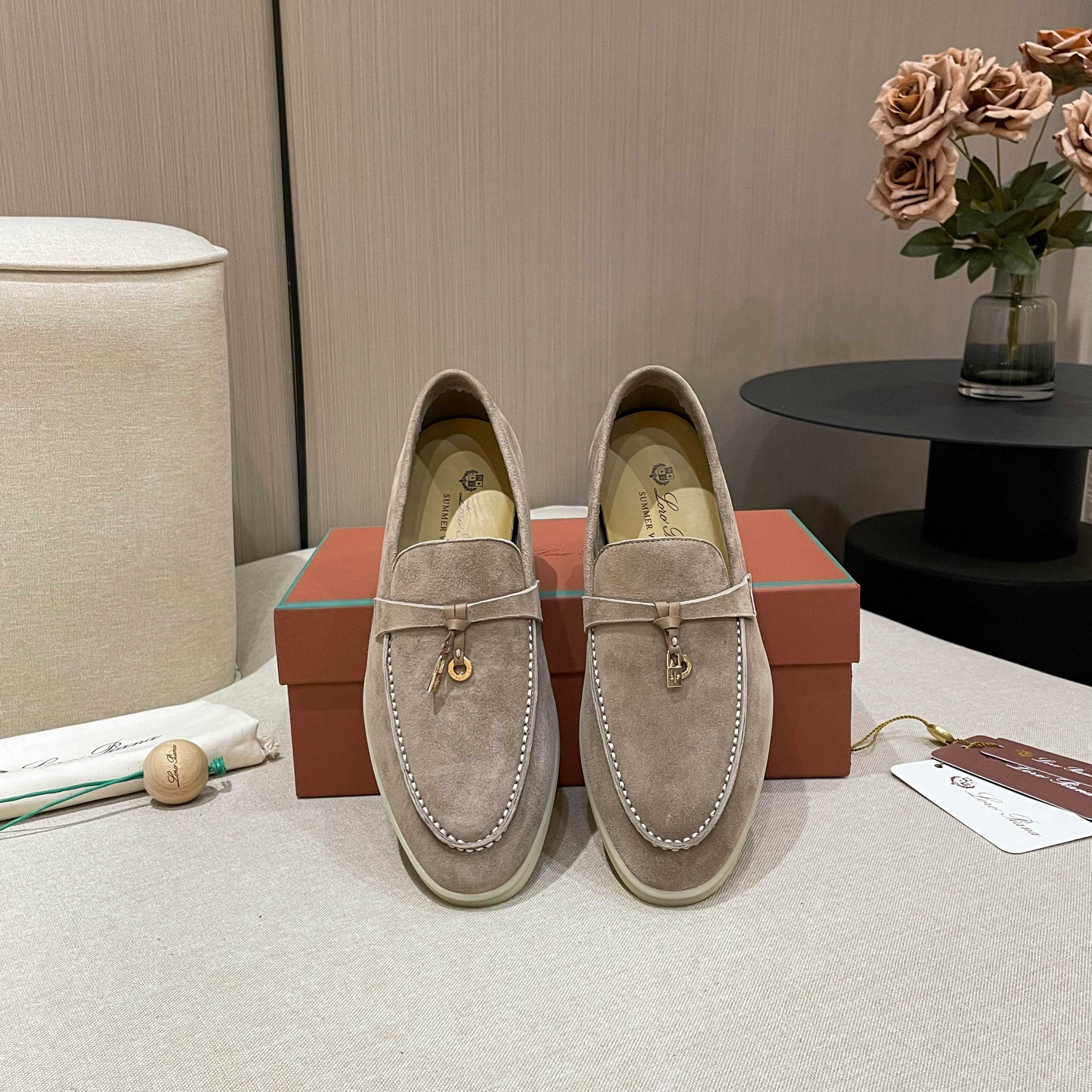 Loro Piana Summer Charms Walk Moccasin Loafers