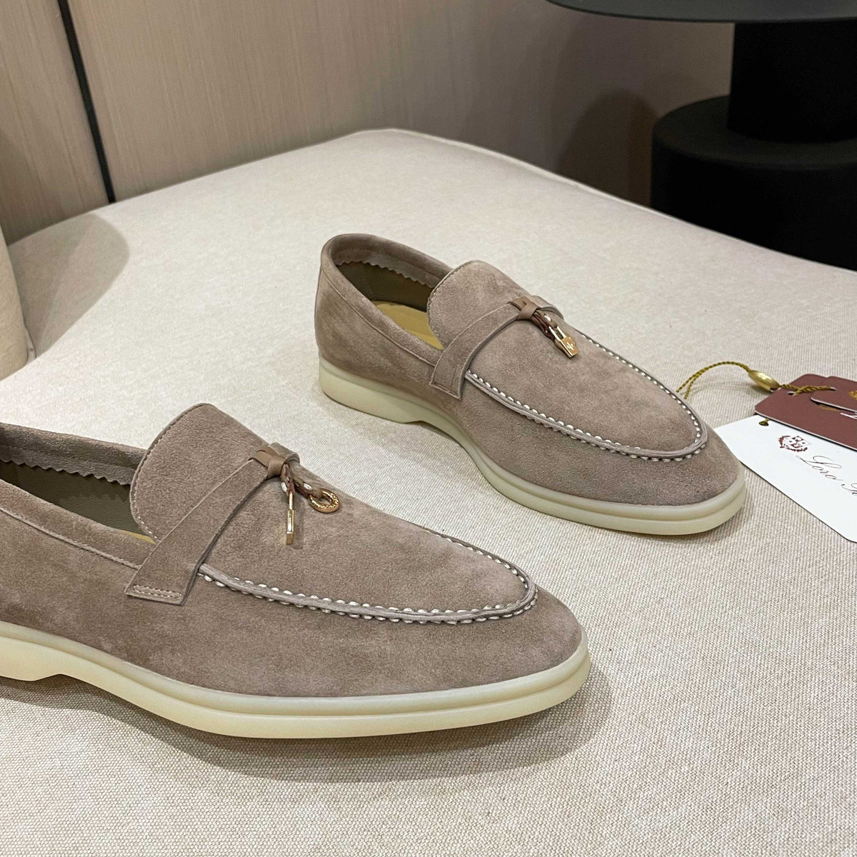 Loro Piana Summer Charms Walk Moccasin Loafers