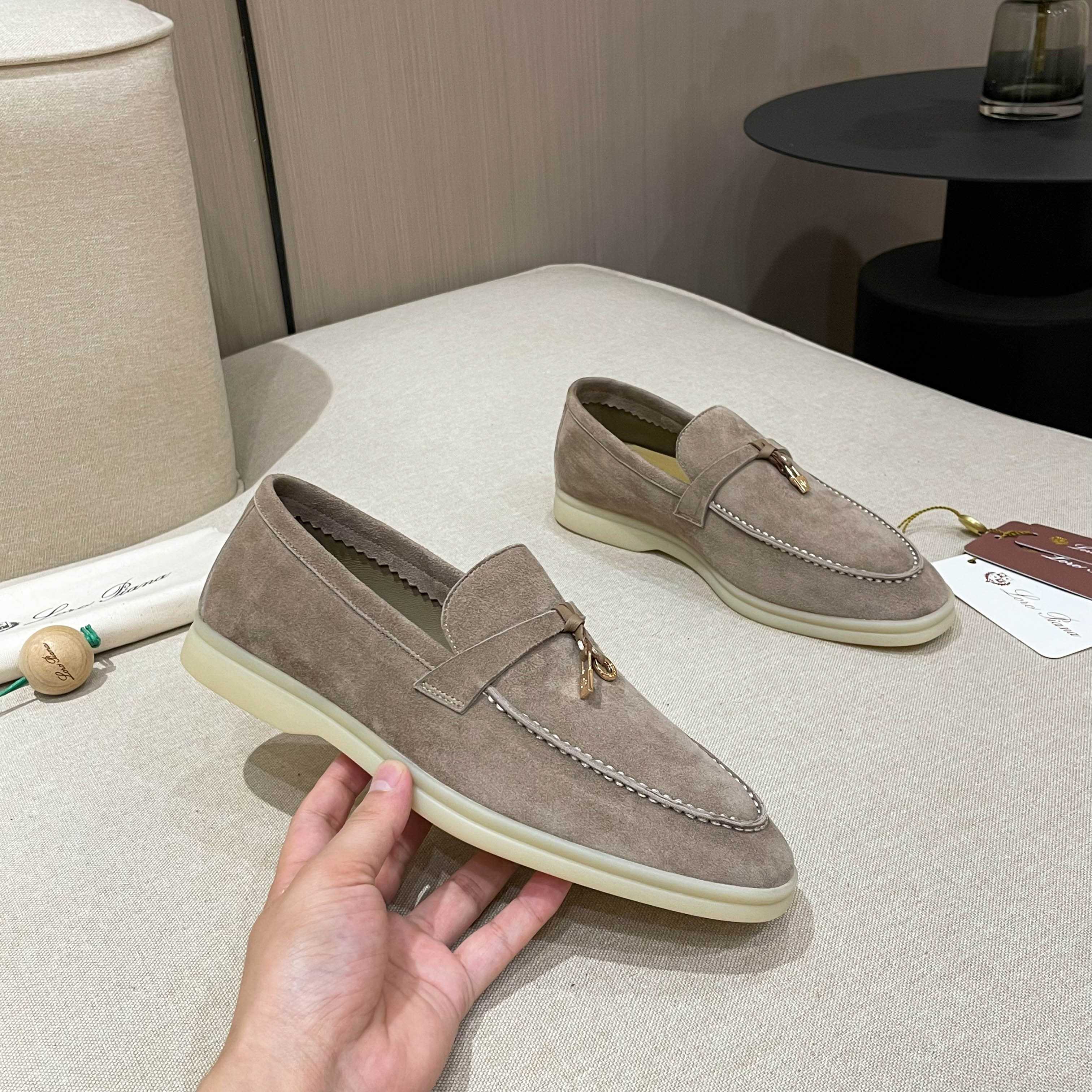 Loro Piana Summer Charms Walk Moccasin Loafers