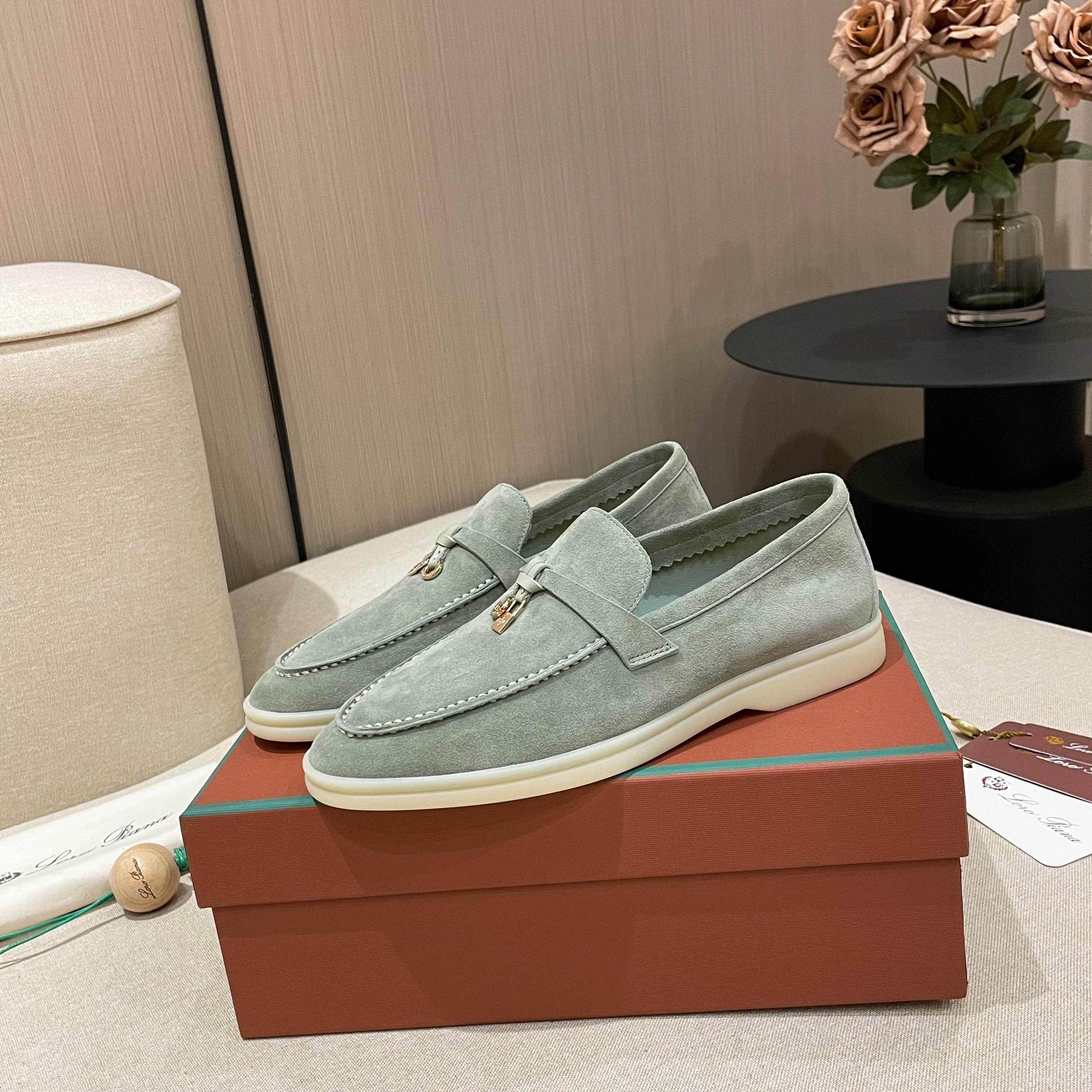 Loro Piana Summer Charms Walk Moccasin Loafers
