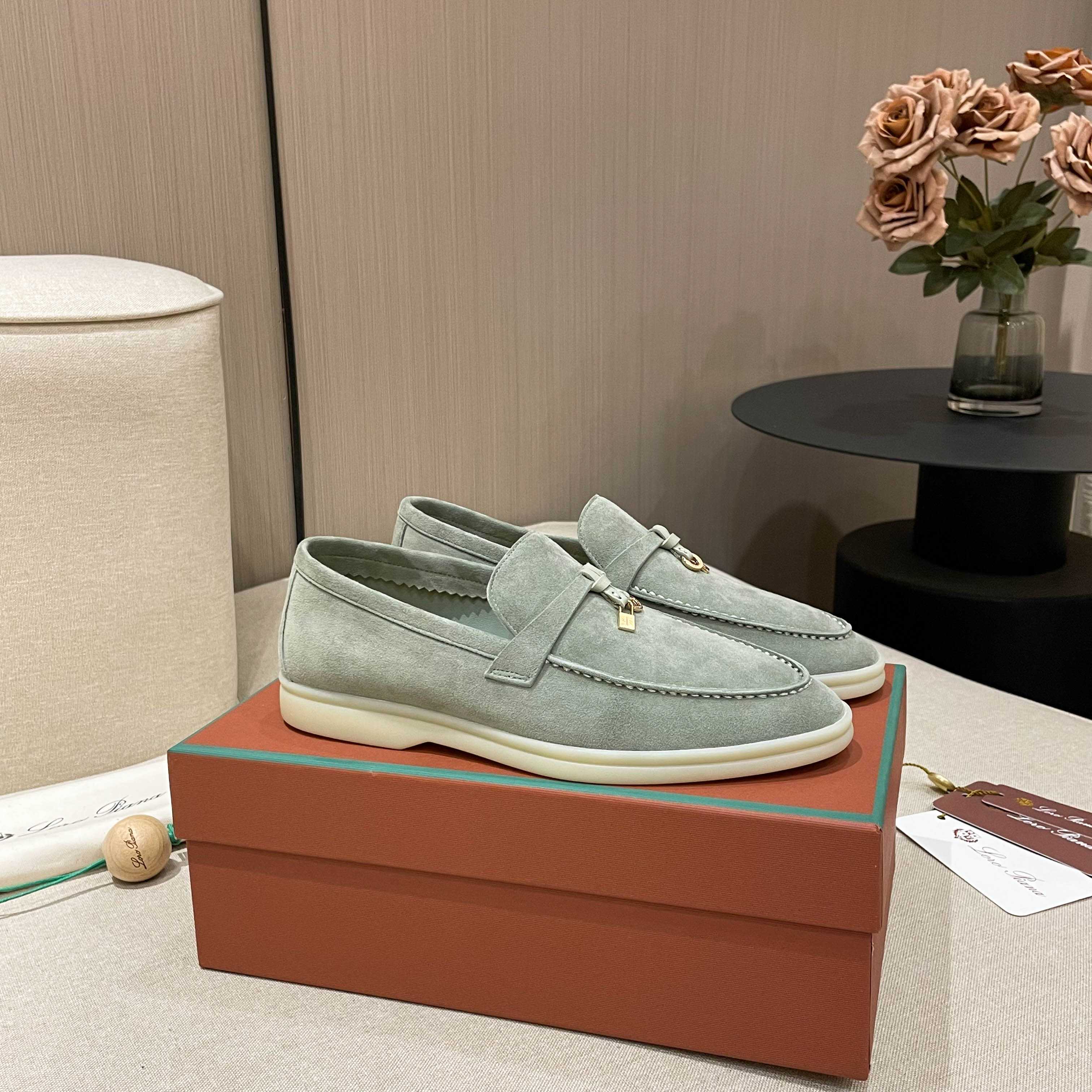 Loro Piana Summer Charms Walk Moccasin Loafers