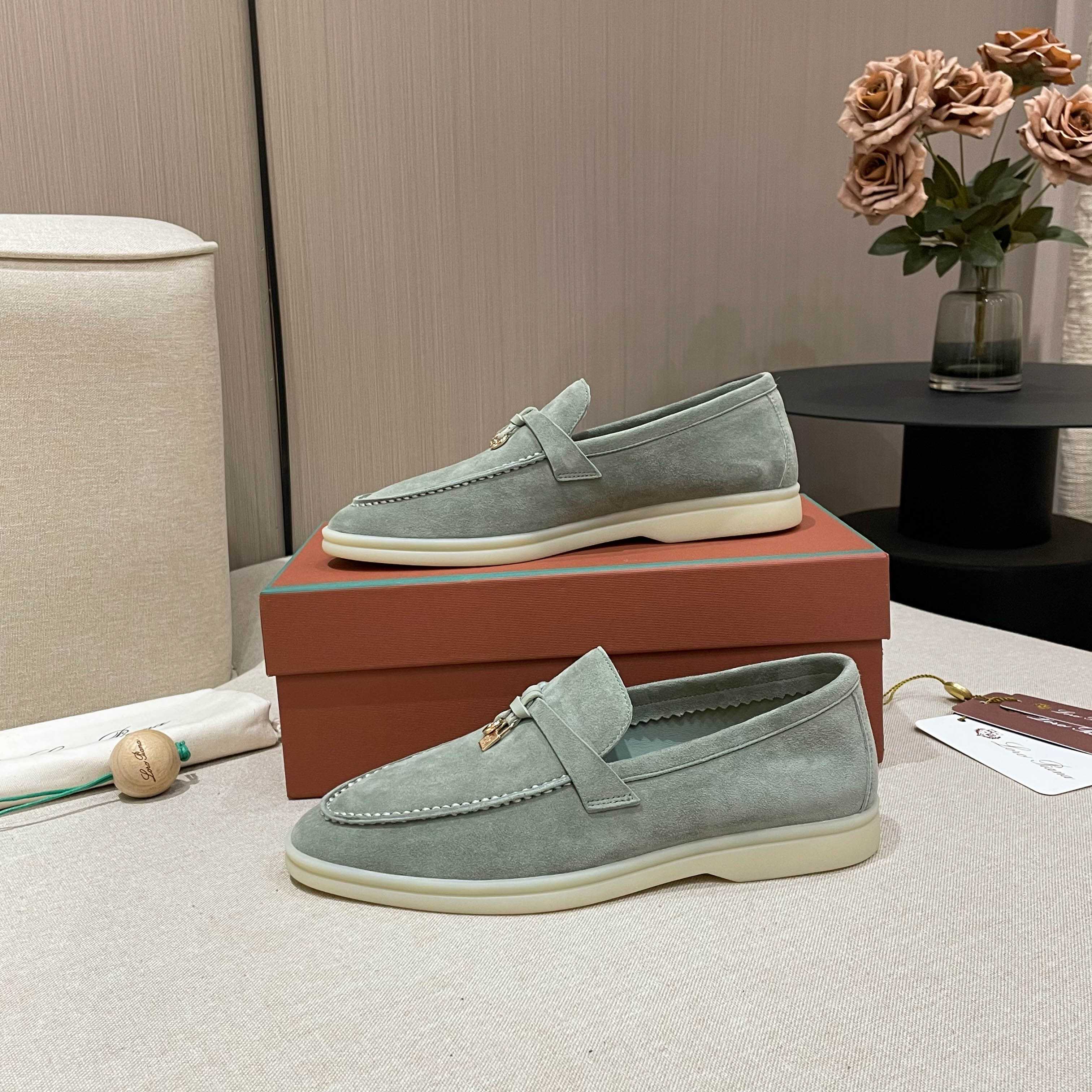 Loro Piana Summer Charms Walk Moccasin Loafers