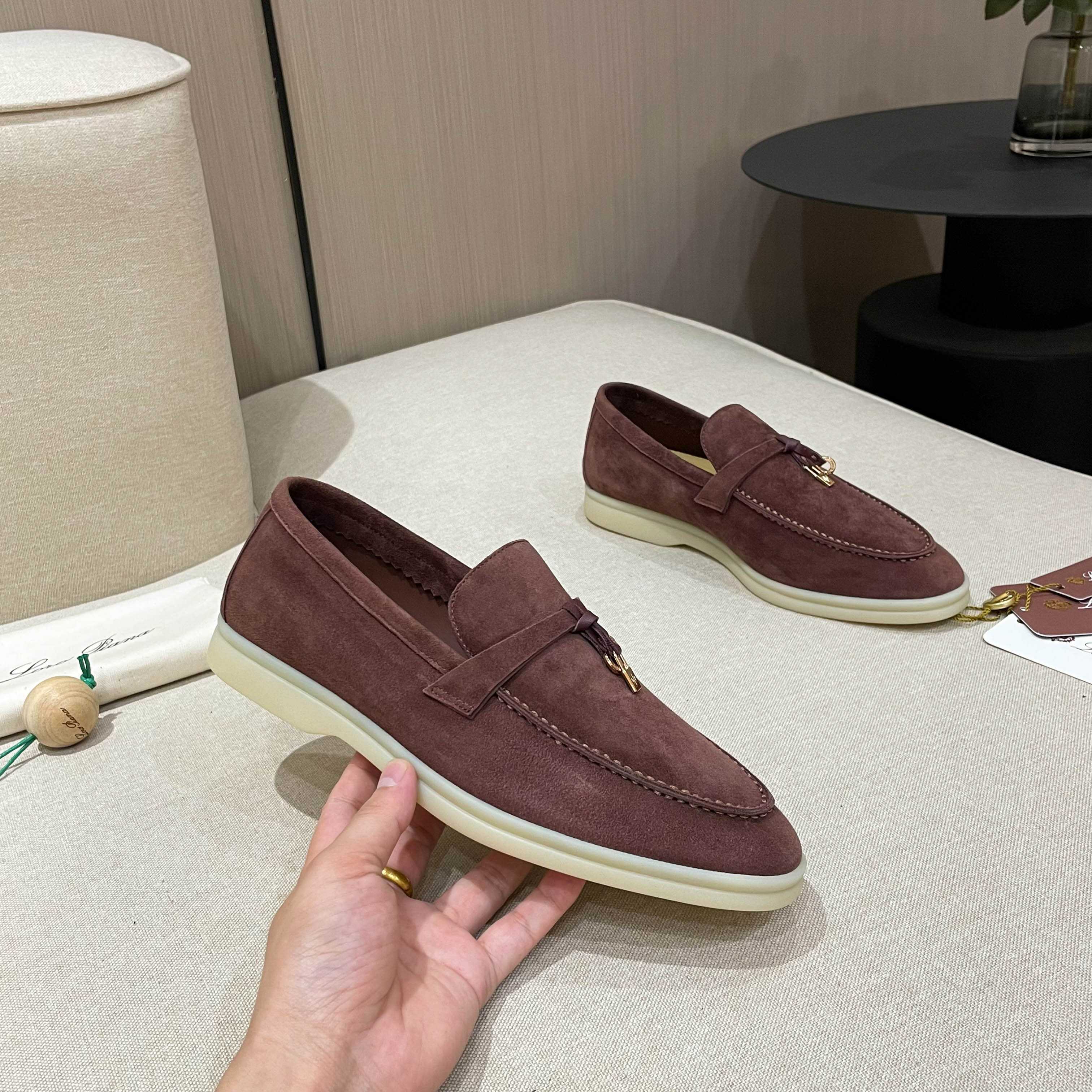 Loro Piana Summer Charms Walk Moccasin Loafers