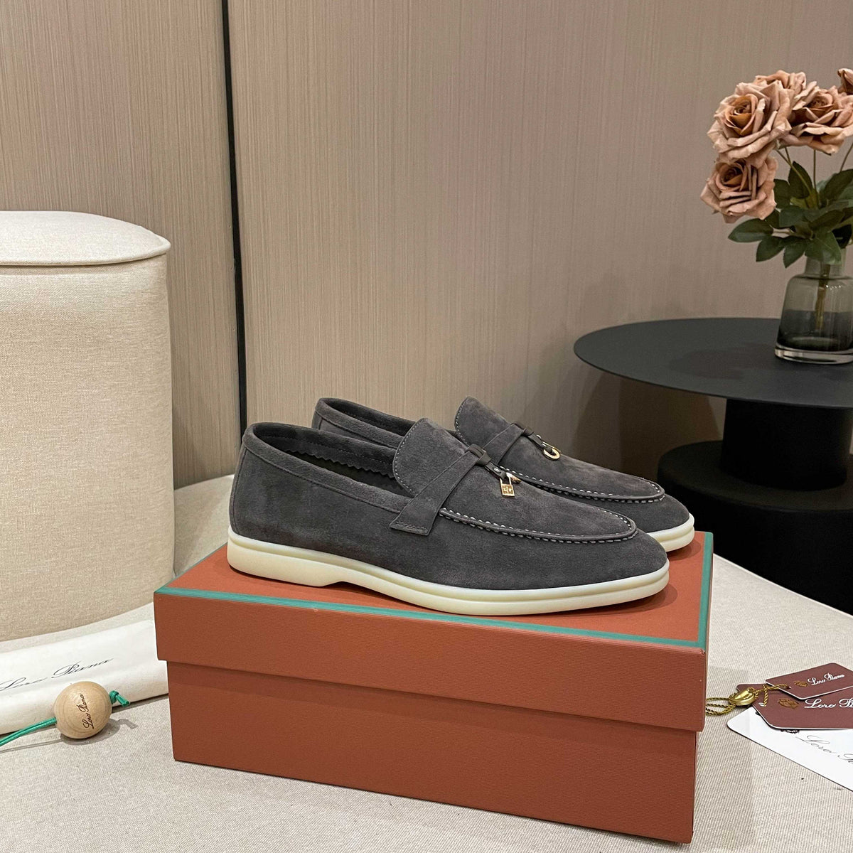 Loro Piana Summer Charms Walk Moccasin Loafers