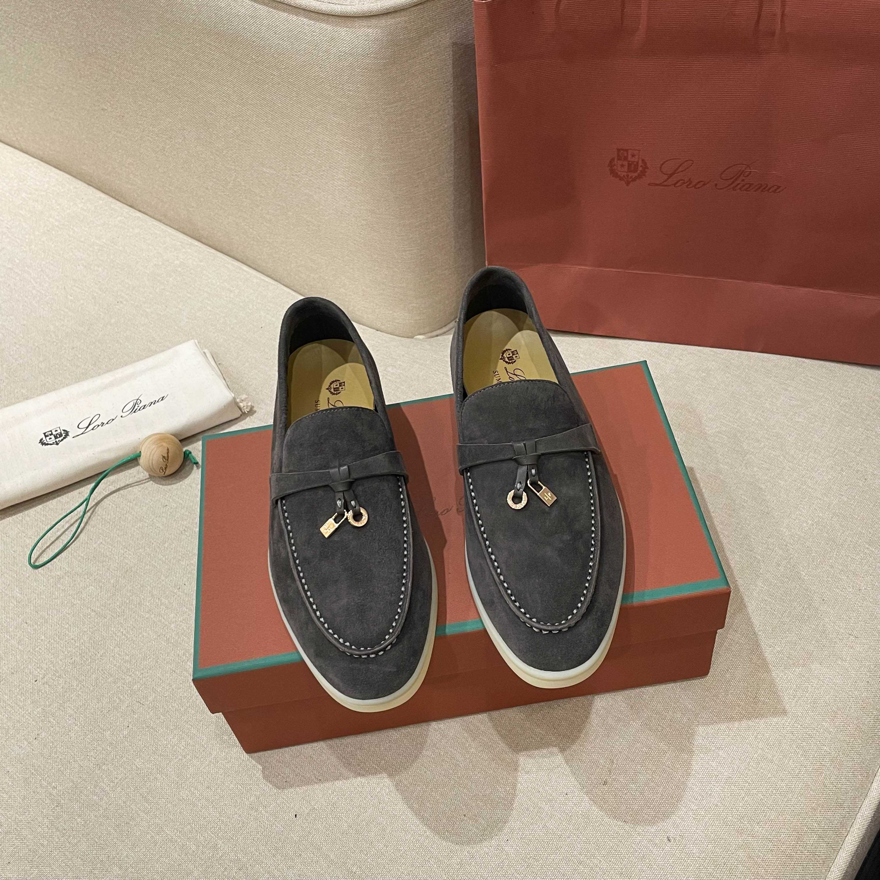 Loro Piana Summer Charms Walk Moccasin Loafers