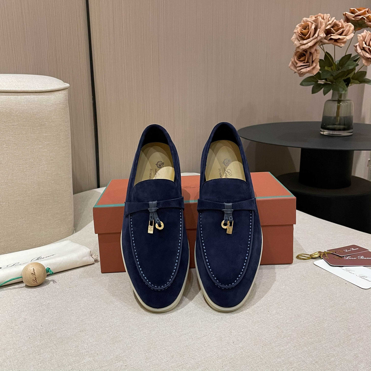 Loro Piana Summer Charms Walk Moccasin Loafers