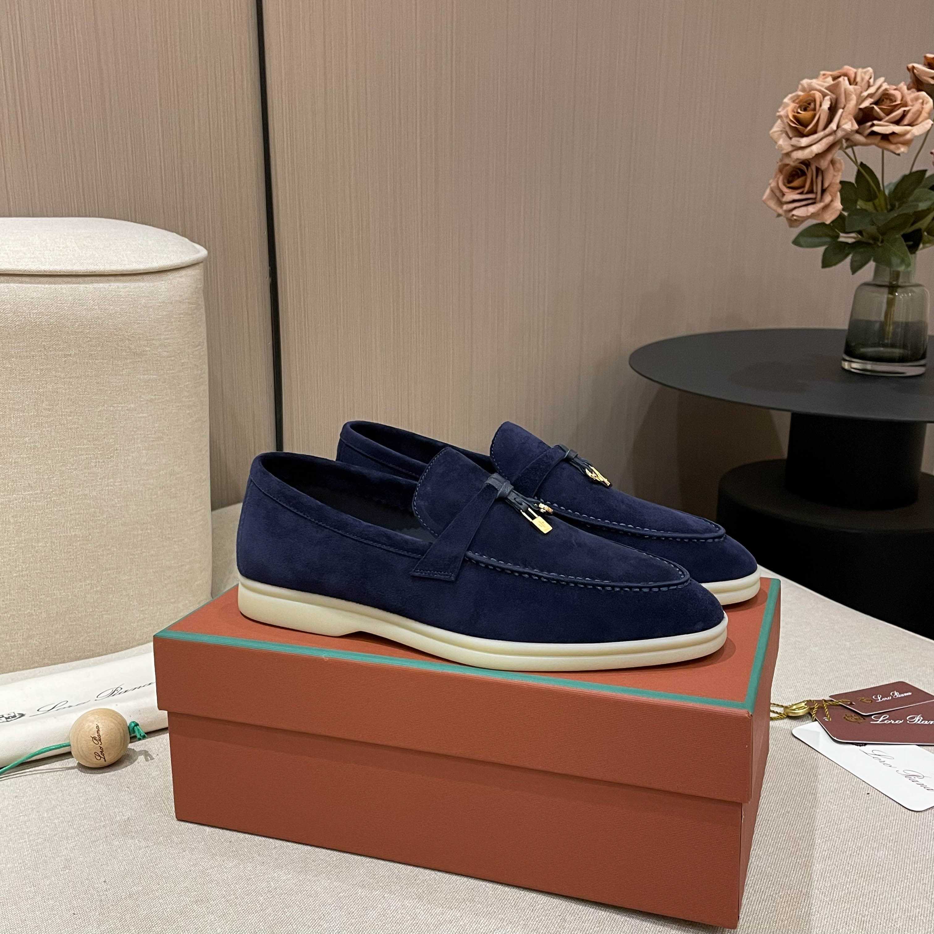 Loro Piana Summer Charms Walk Moccasin Loafers
