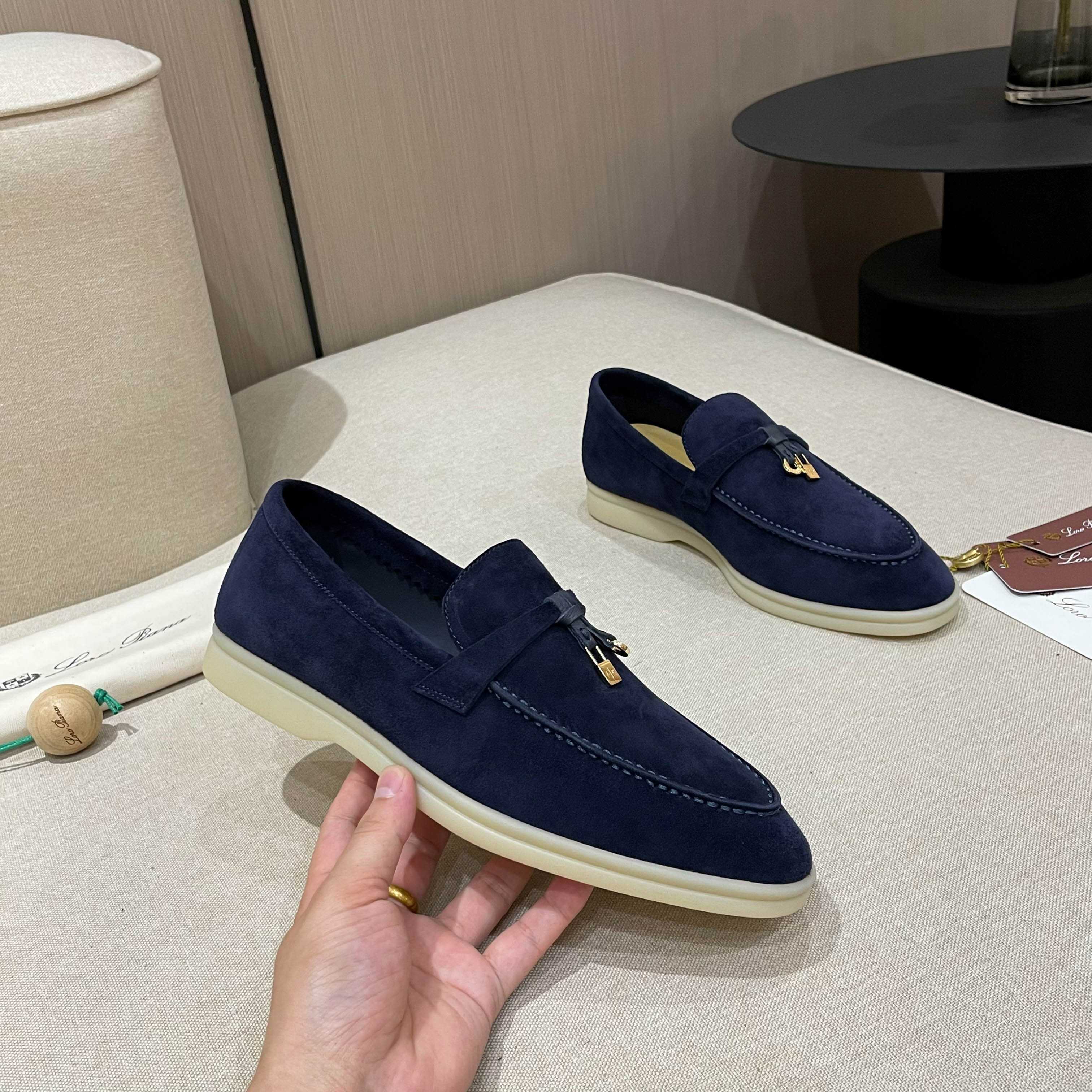 Loro Piana Summer Charms Walk Moccasin Loafers
