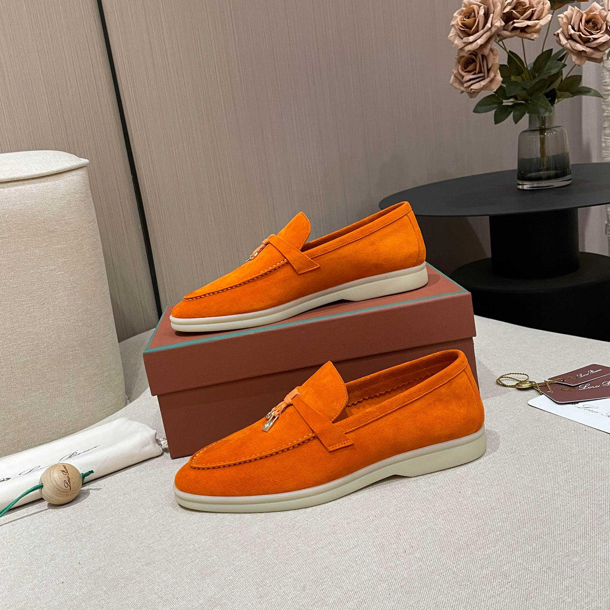 Loro Piana Summer Charms Walk Moccasin Loafers