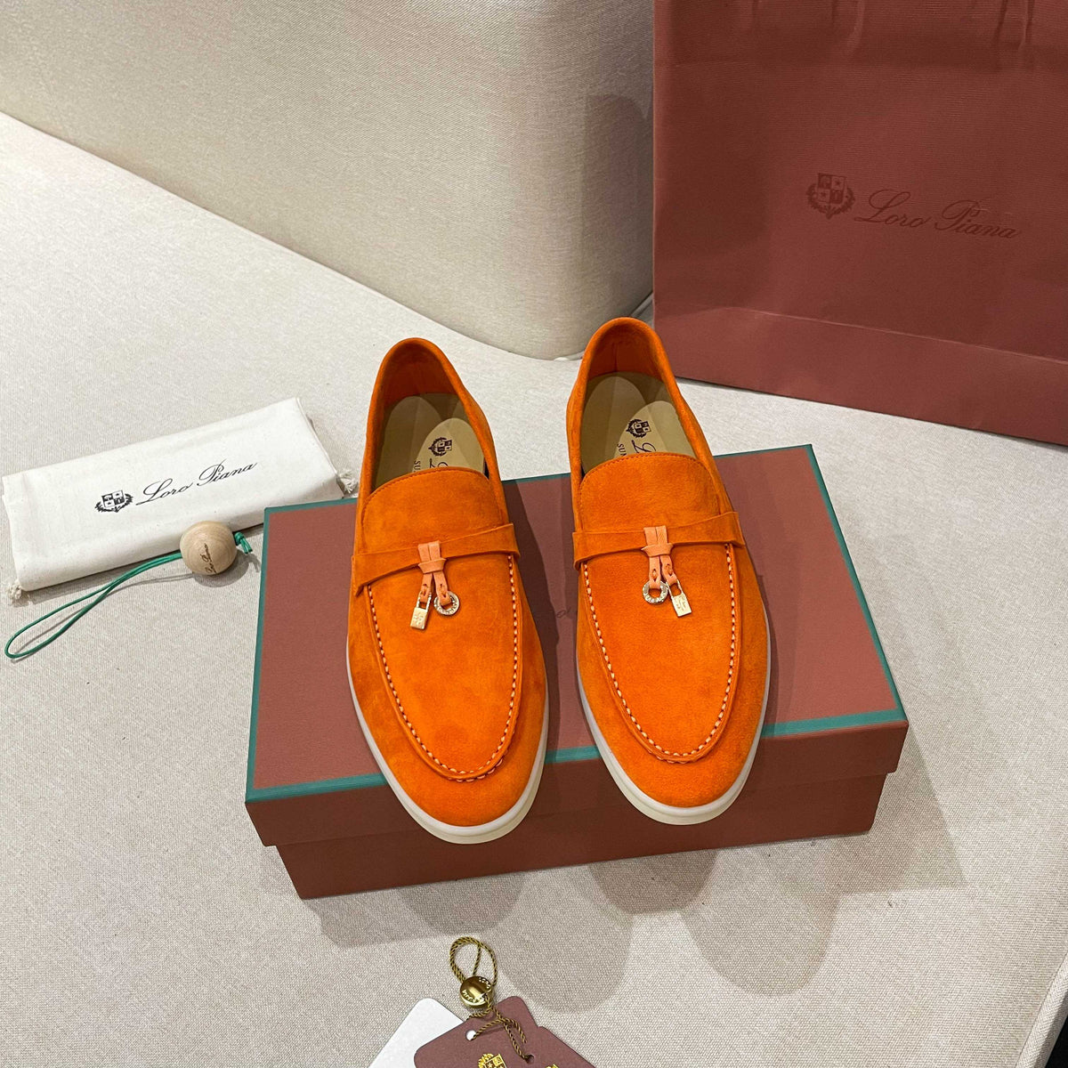 Loro Piana Summer Charms Walk Moccasin Loafers