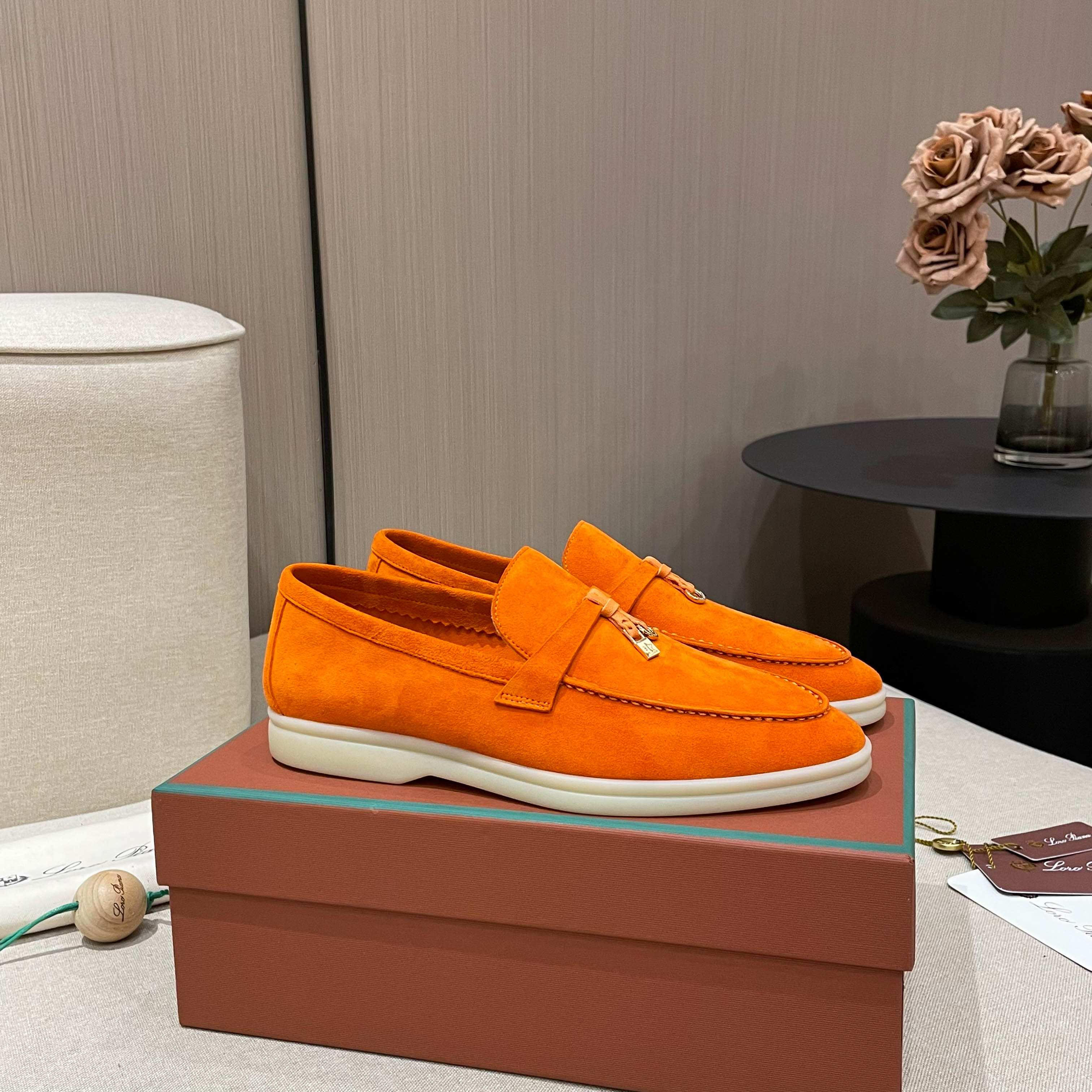 Loro Piana Summer Charms Walk Moccasin Loafers