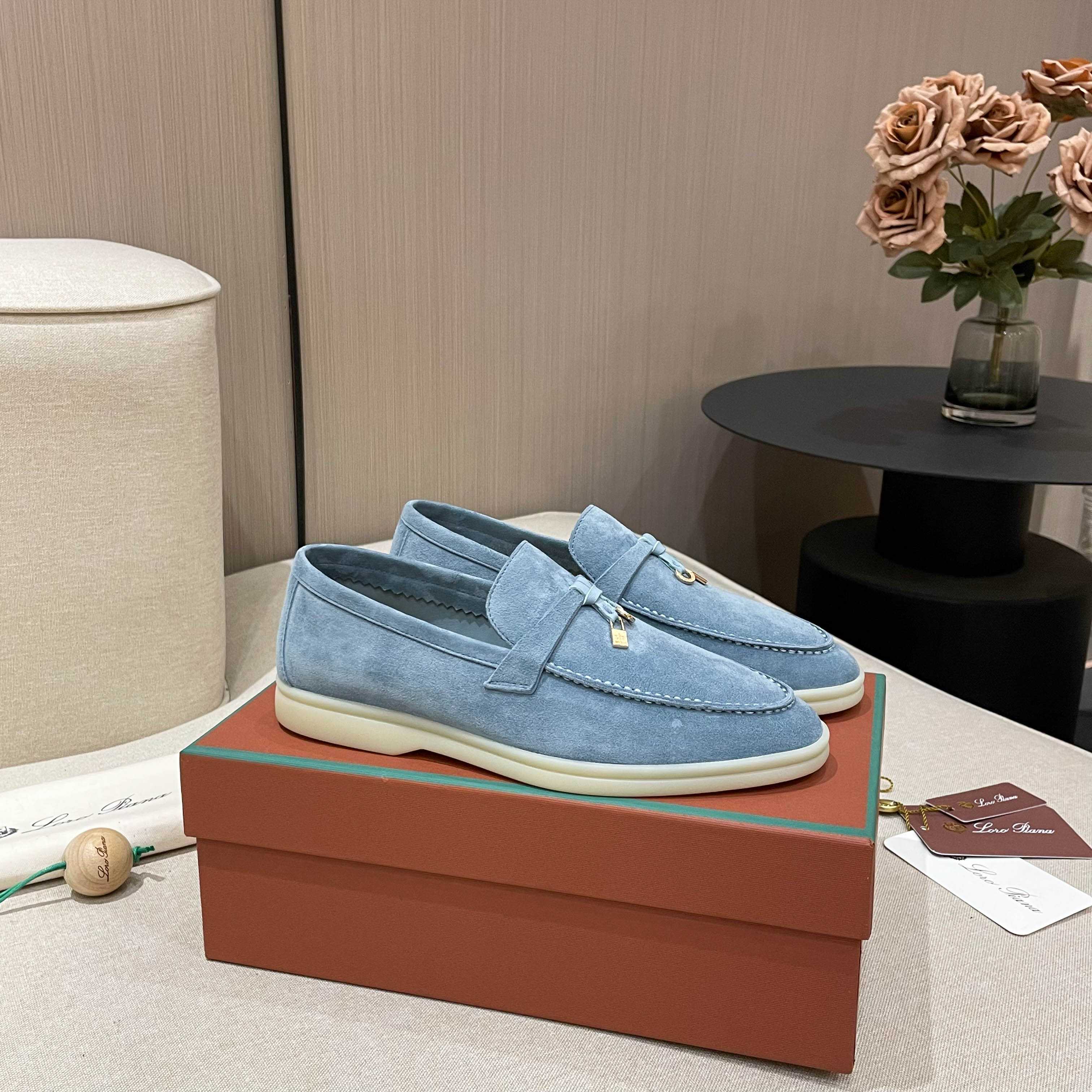 Loro Piana Summer Charms Walk Moccasin Loafers
