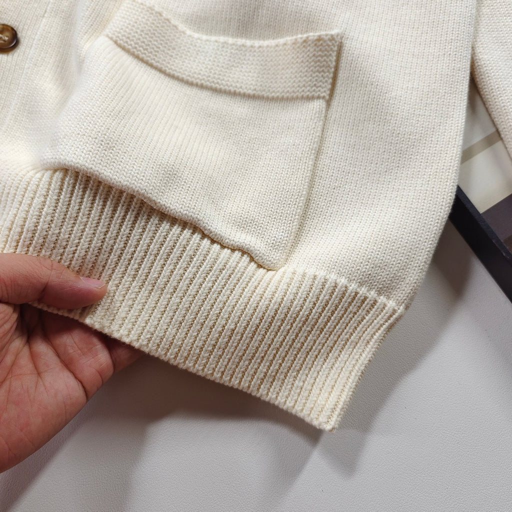 Dior CD Letter Embroidered Knit Cardigan – 2025 Fall