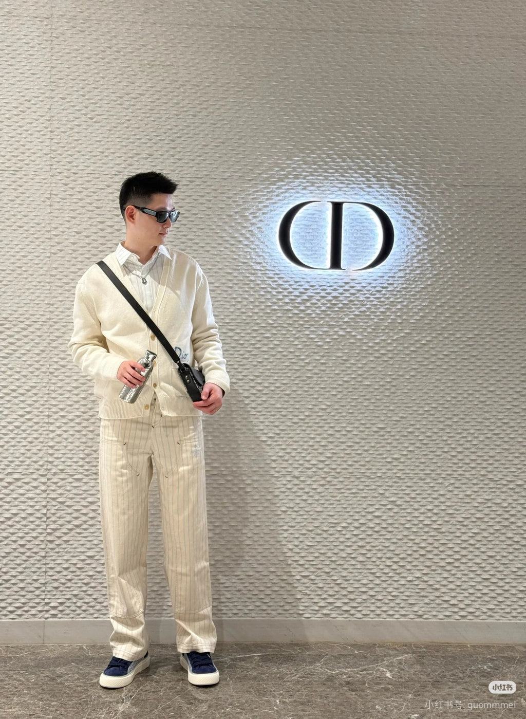 Dior CD Letter Embroidered Knit Cardigan – 2025 Fall