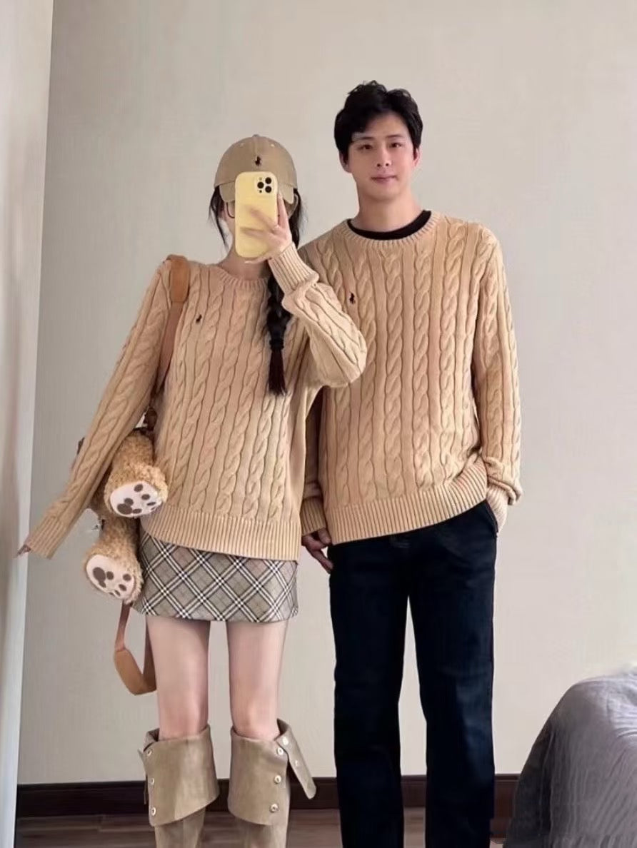 Ralph Lauren Cable Knit Crewneck Sweater