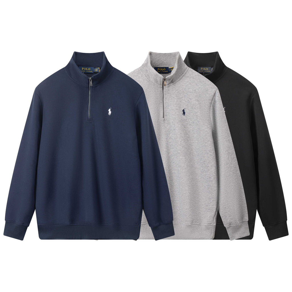 Ralph Lauren Classic Embroidered Half-Zip Sweatshirt