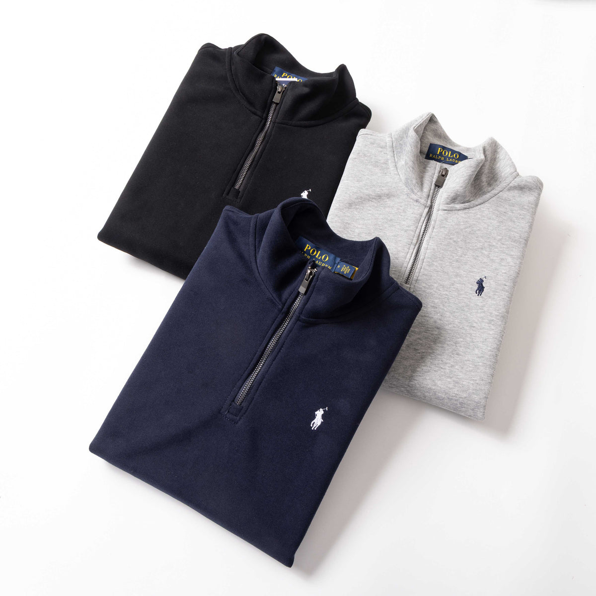 Ralph Lauren Classic Embroidered Half-Zip Sweatshirt