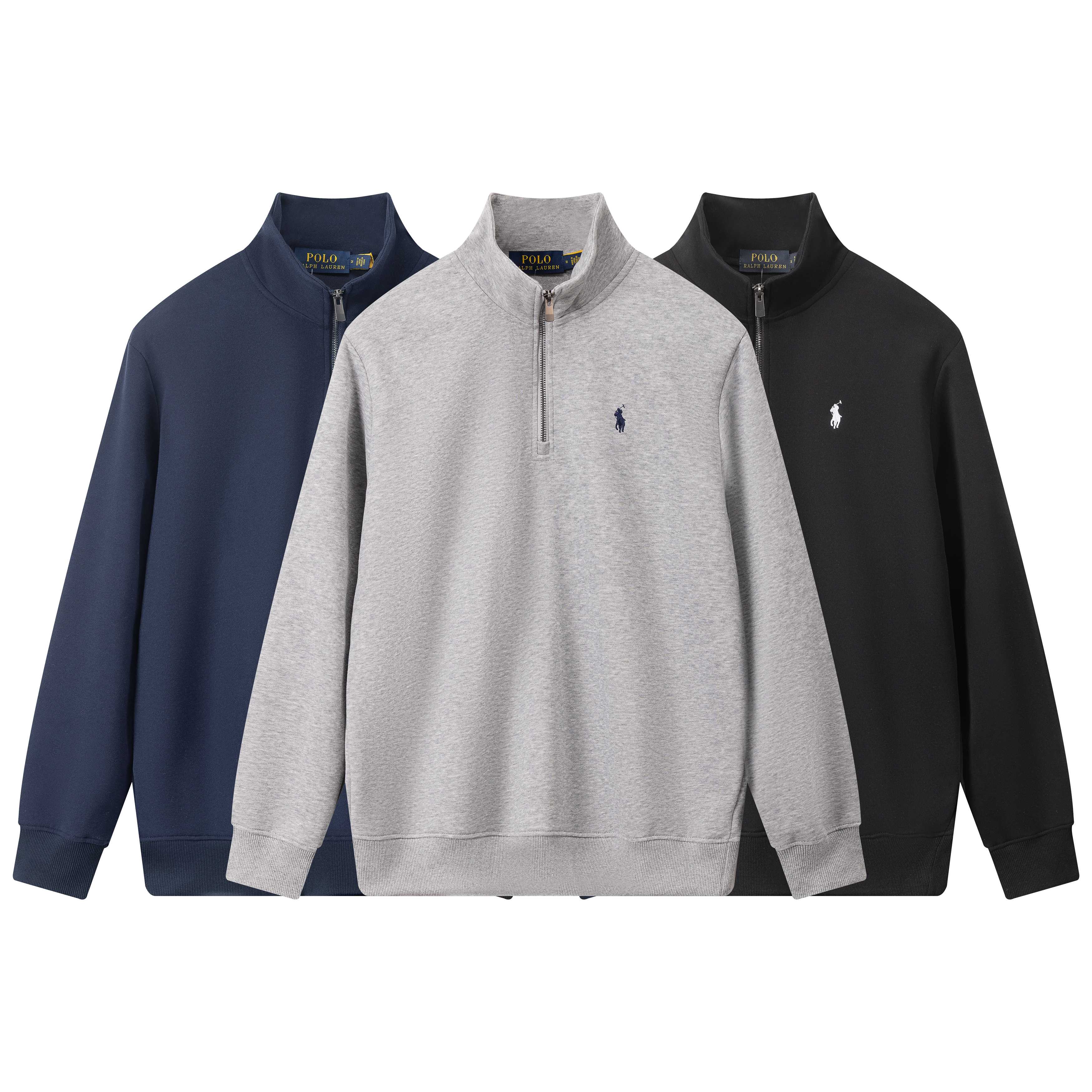Ralph Lauren Classic Embroidered Half-Zip Sweatshirt