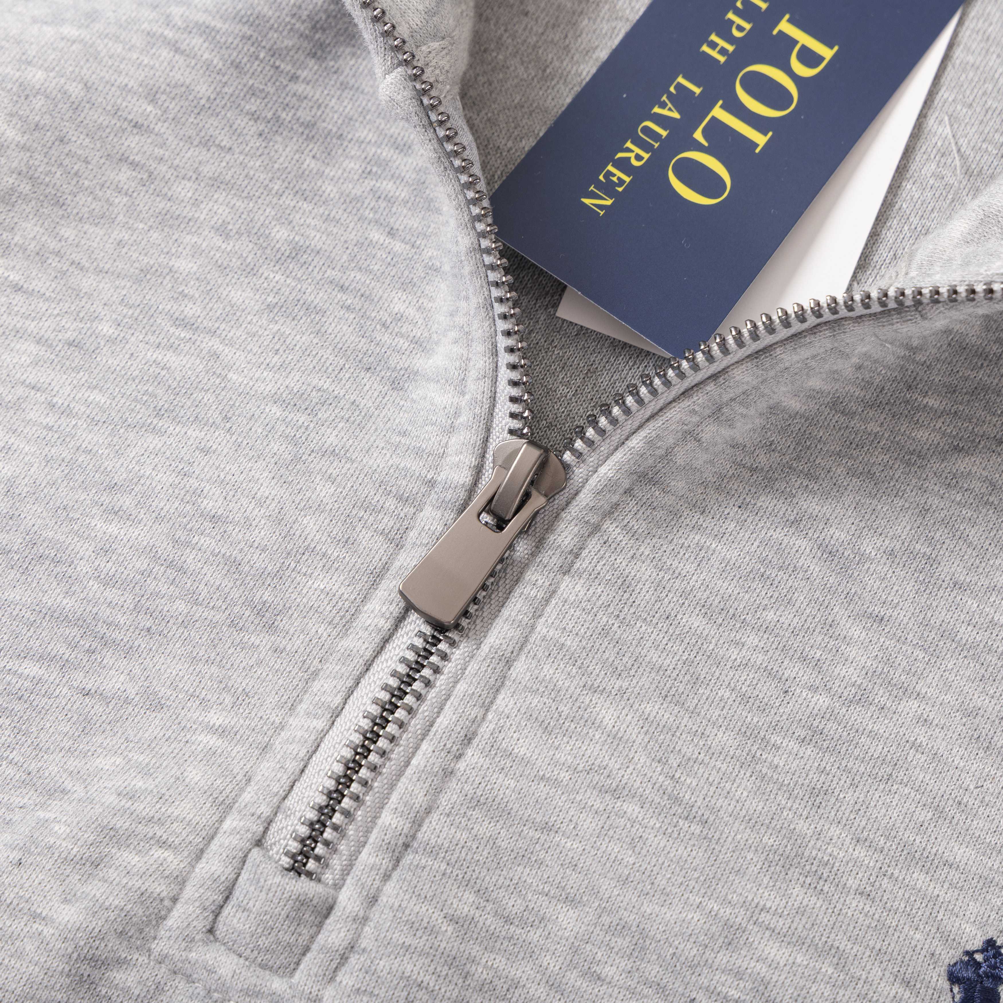 Ralph Lauren Classic Embroidered Half-Zip Sweatshirt