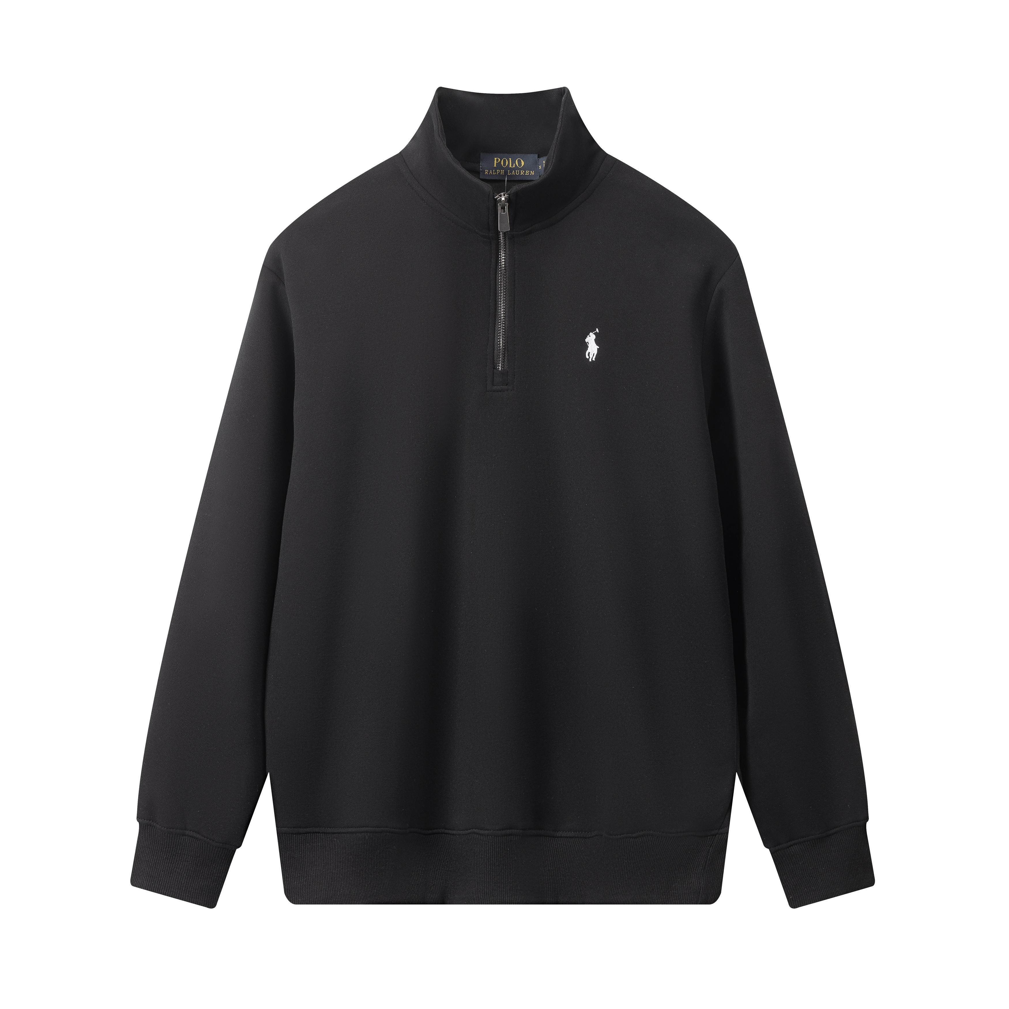Ralph Lauren Classic Embroidered Half-Zip Sweatshirt