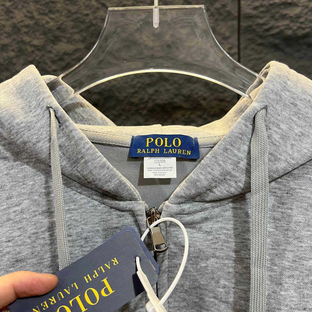 Ralph Lauren Embroidered Pony Hooded Zipper Jacket