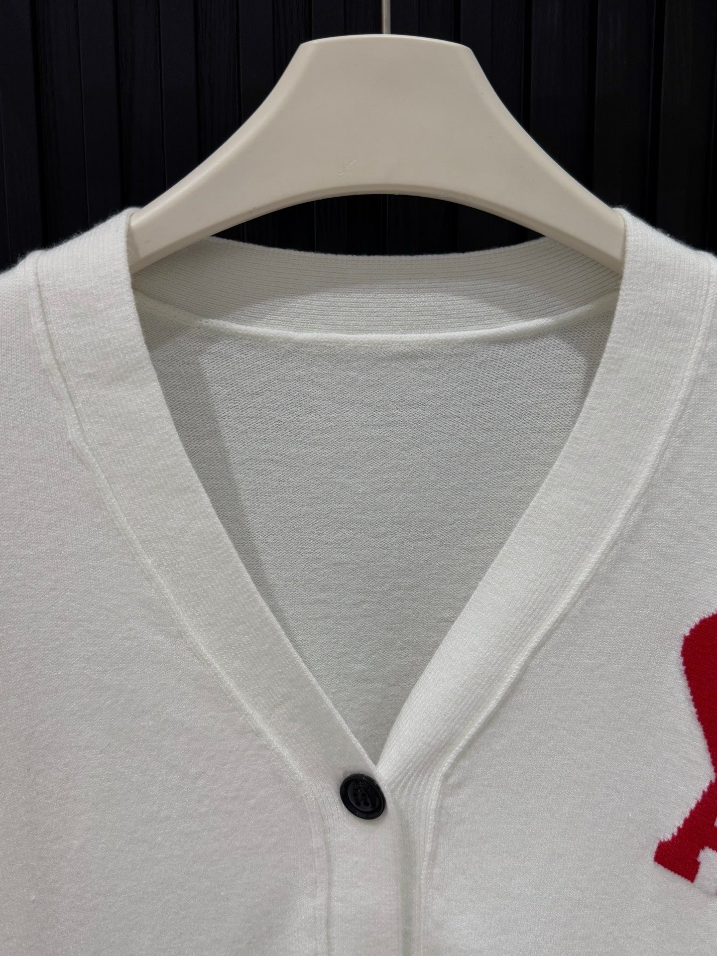 AMI Paris Heart A Knit Cardigan