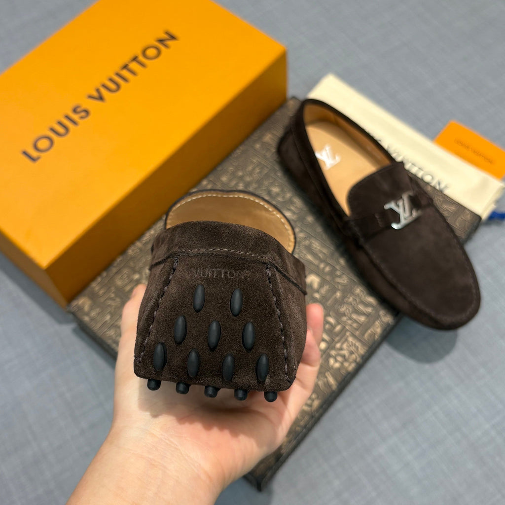 Louis Vuitton Men's Suede Driving Shoes