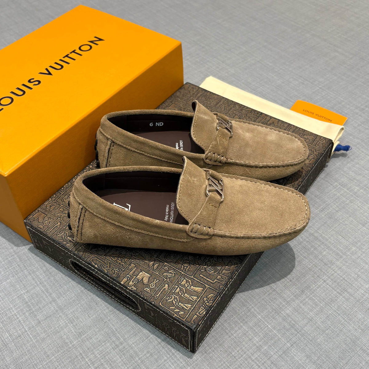 Louis Vuitton Men's Suede Driving Shoes