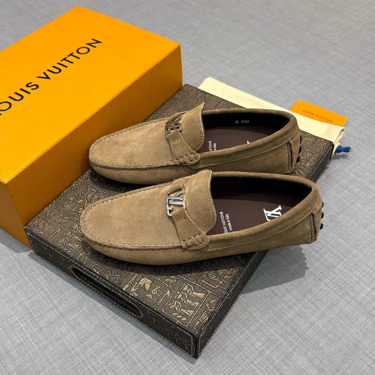 Louis Vuitton Men's Suede Driving Shoes