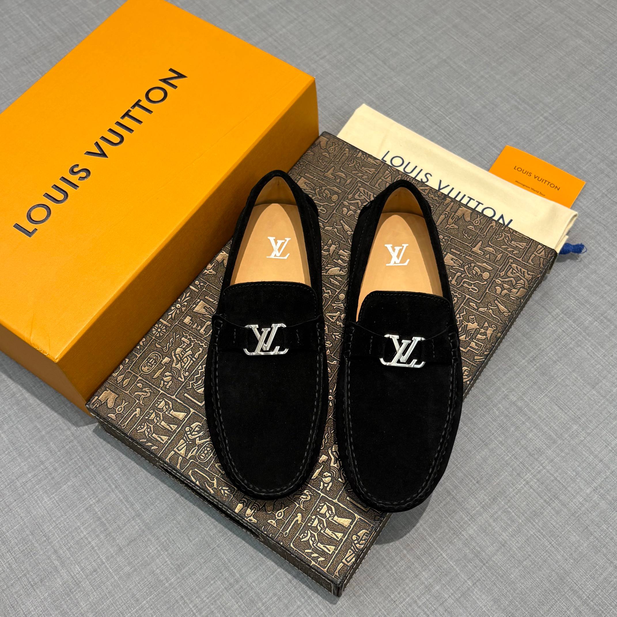 Louis Vuitton Men's Suede Driving Shoes